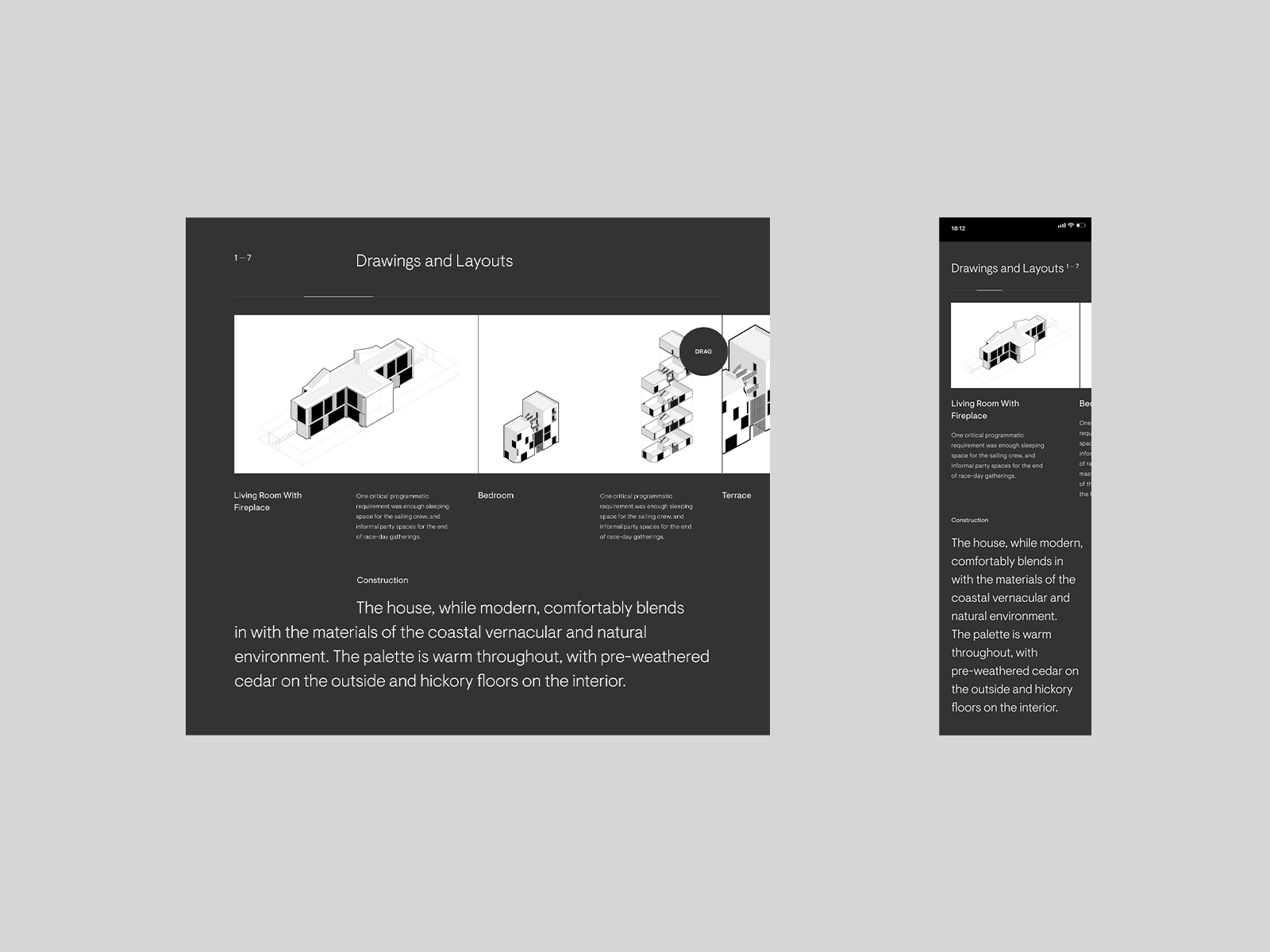Architecture and interior studio website design — Изображение №11 — Интерфейсы, Брендинг на Dprofile