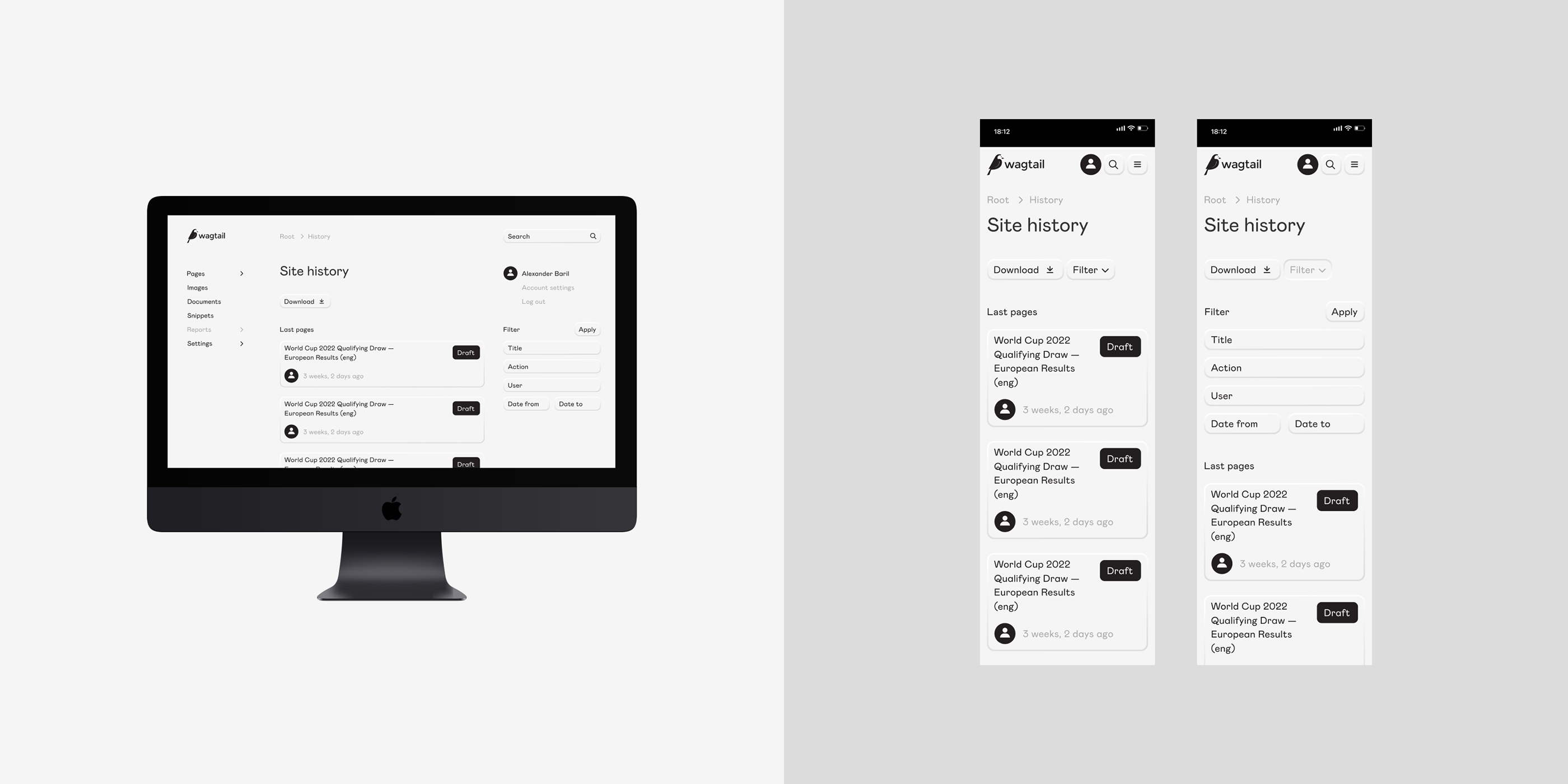 Design for Wagtail CMS — Изображение №14 — Интерфейсы, Брендинг на Dprofile