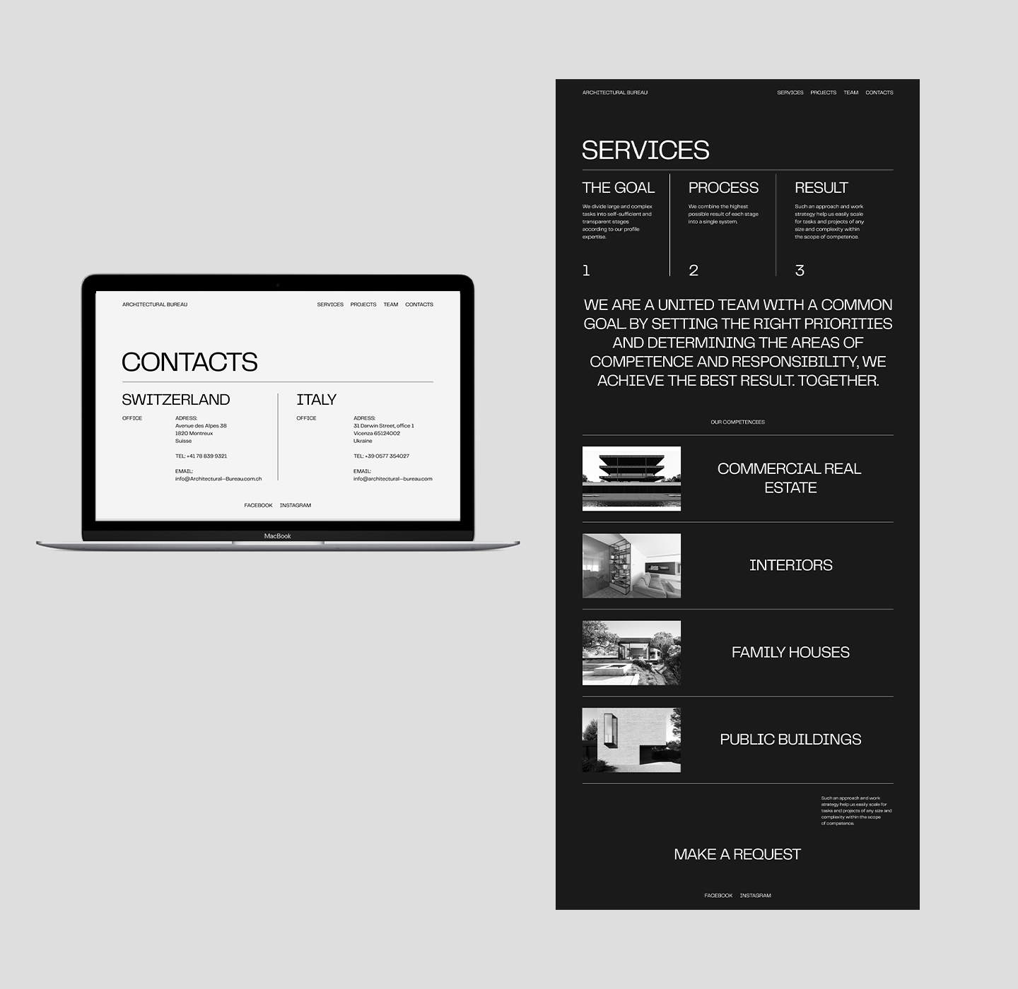 Architectural Bureau — Изображение №9 — Интерфейсы, Брендинг на Dprofile