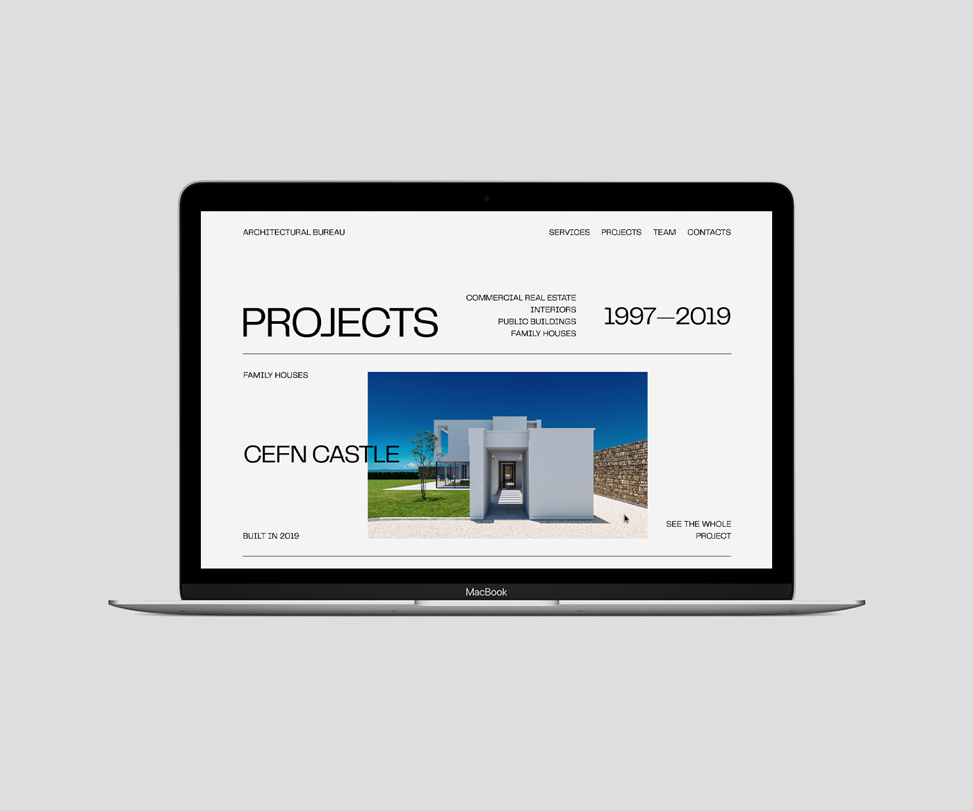 Architectural Bureau — Изображение №5 — Интерфейсы, Брендинг на Dprofile