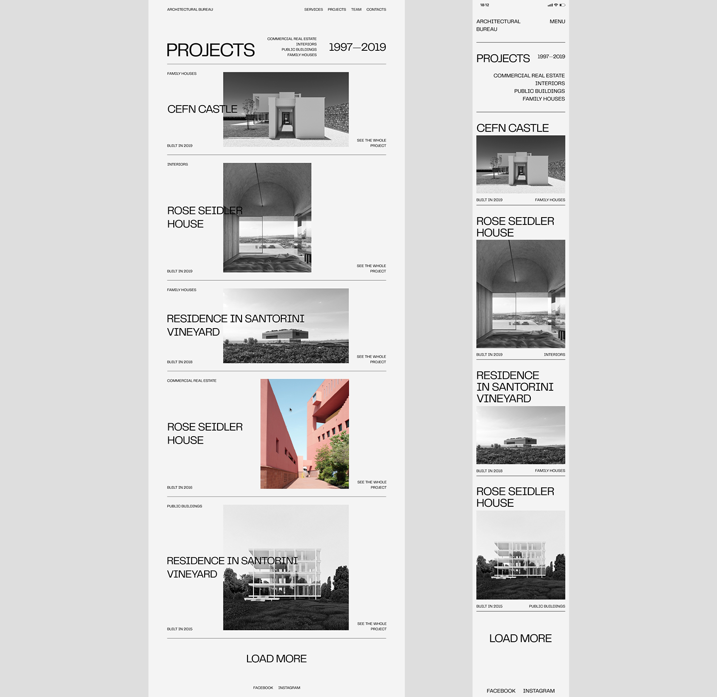 Architectural Bureau — Изображение №6 — Интерфейсы, Брендинг на Dprofile