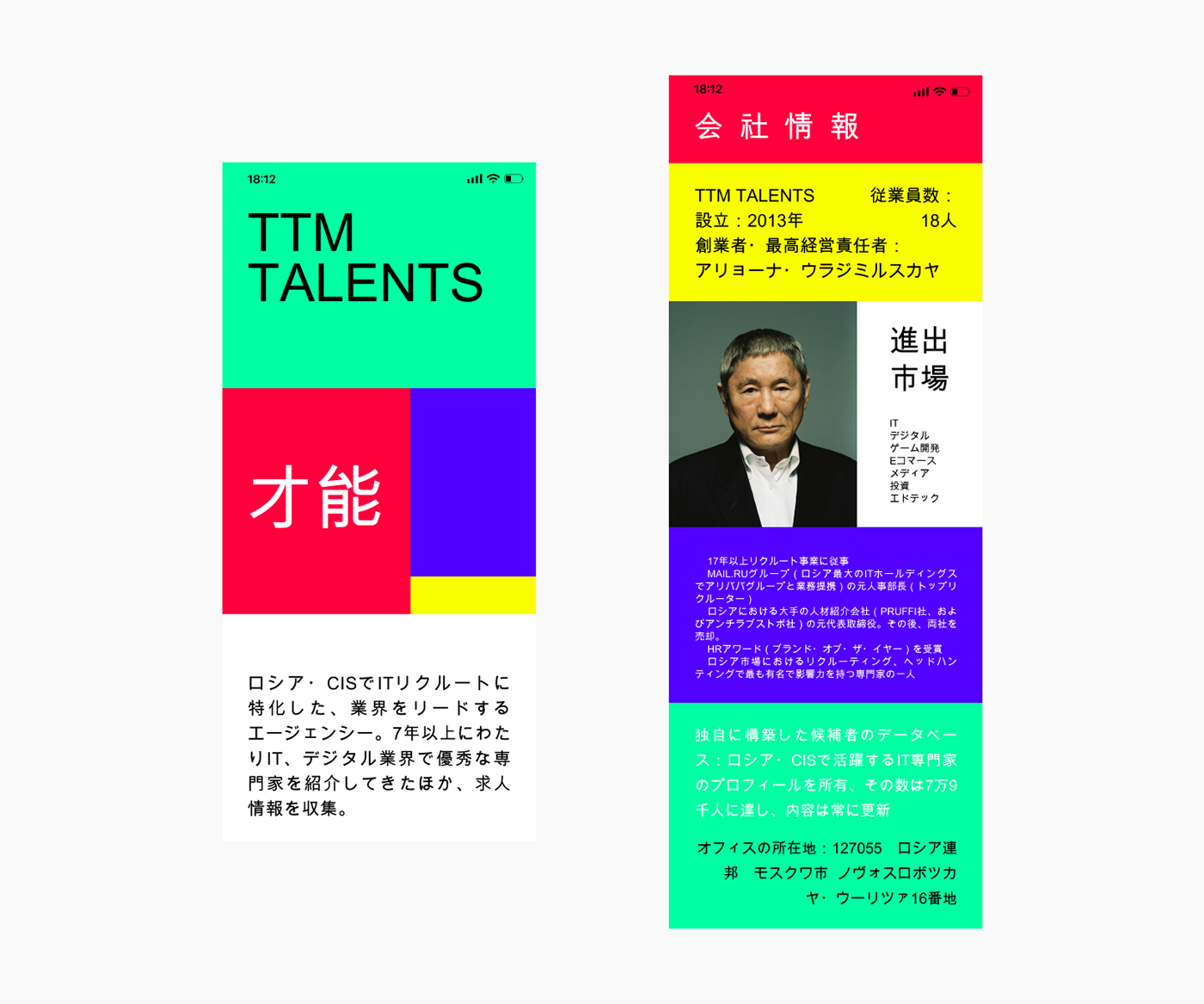 Presentation for TTM Talents Company — Изображение №2 — Интерфейсы, Маркетинг на Dprofile