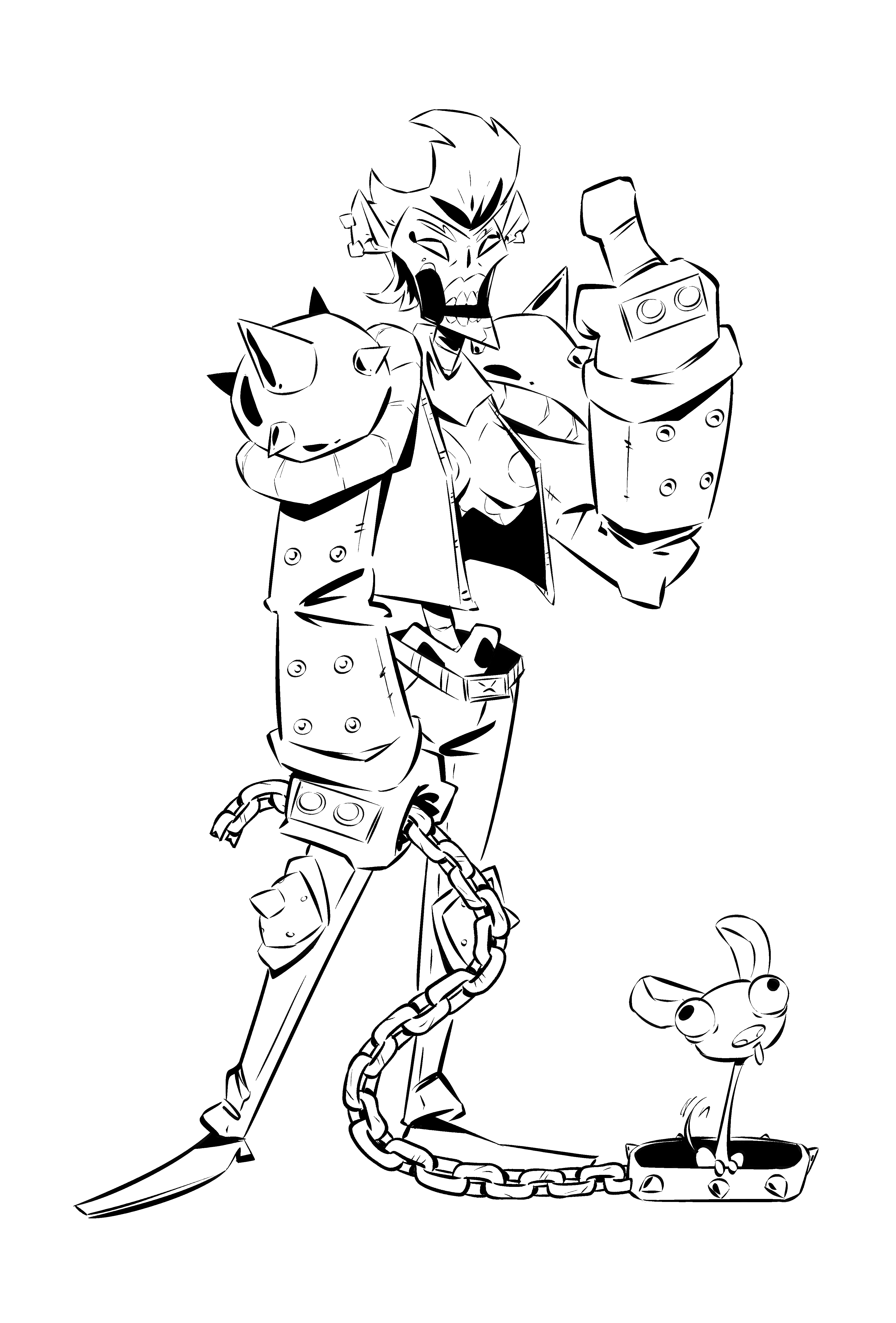 dead dog lady — Изображение №3 — Иллюстрация на Dprofile