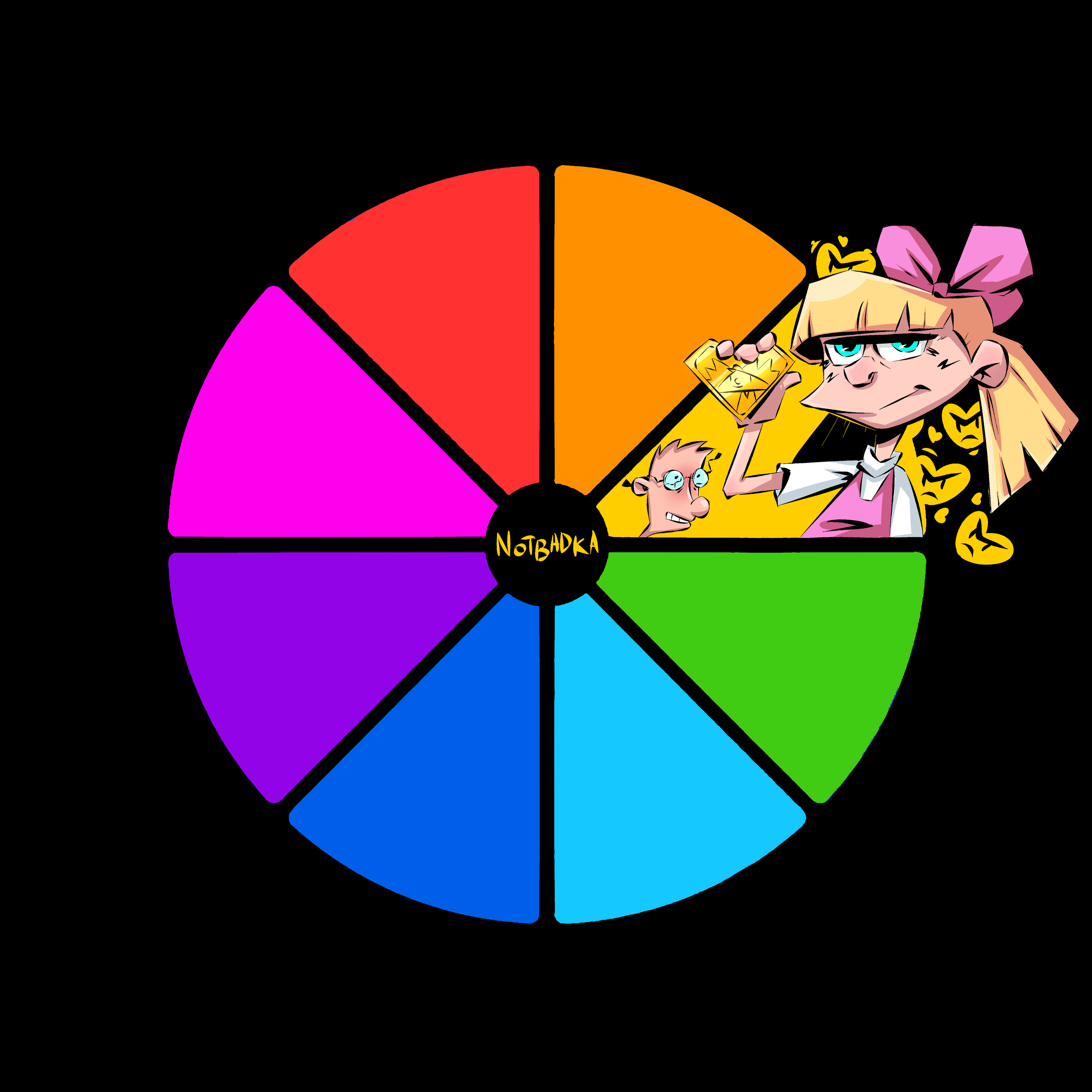 color wheel challenge — Изображение №8 — Иллюстрация, Графика на Dprofile