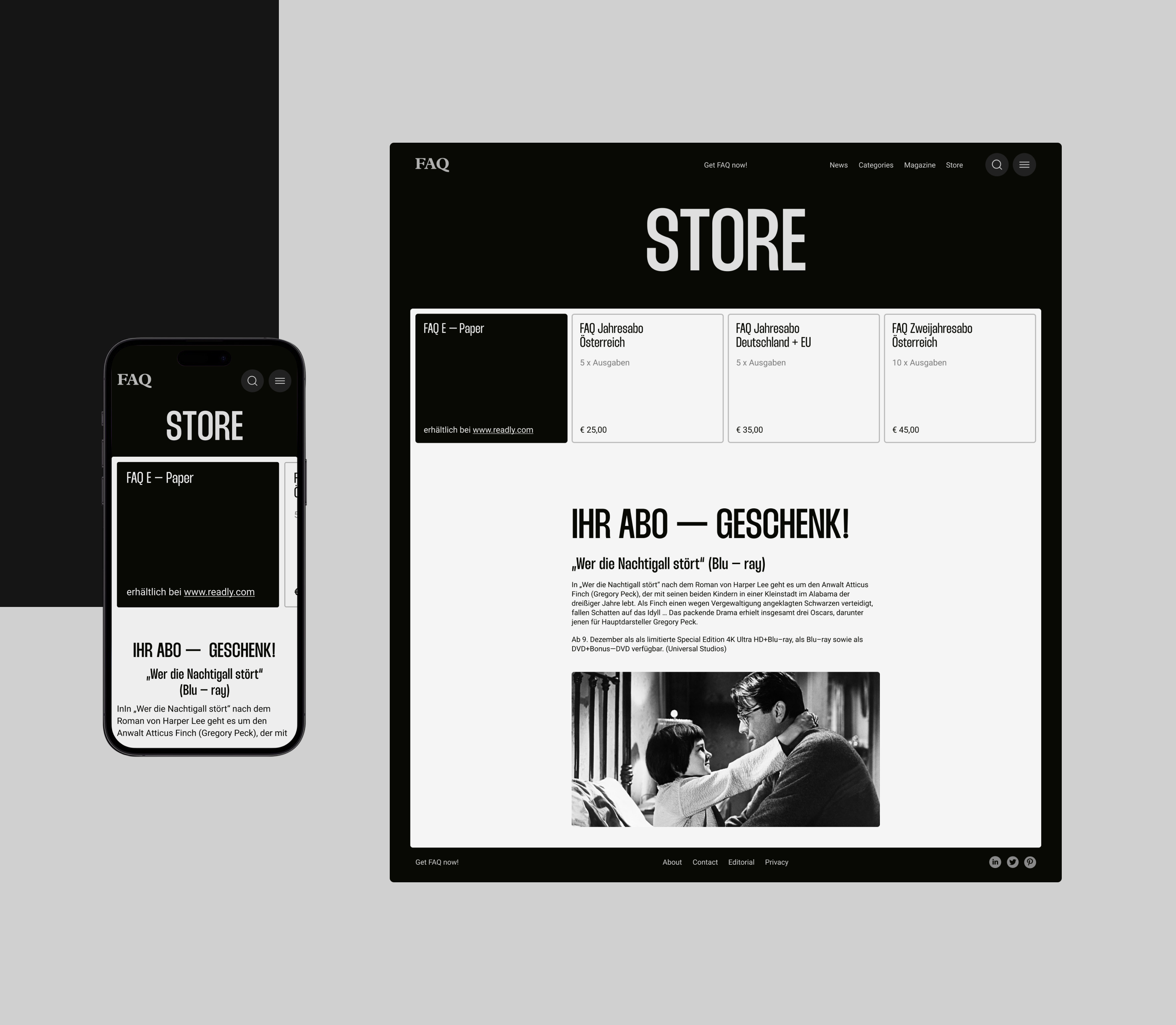 FAQ Magazine — Website redesign — Изображение №6 — Интерфейсы, Брендинг на Dprofile