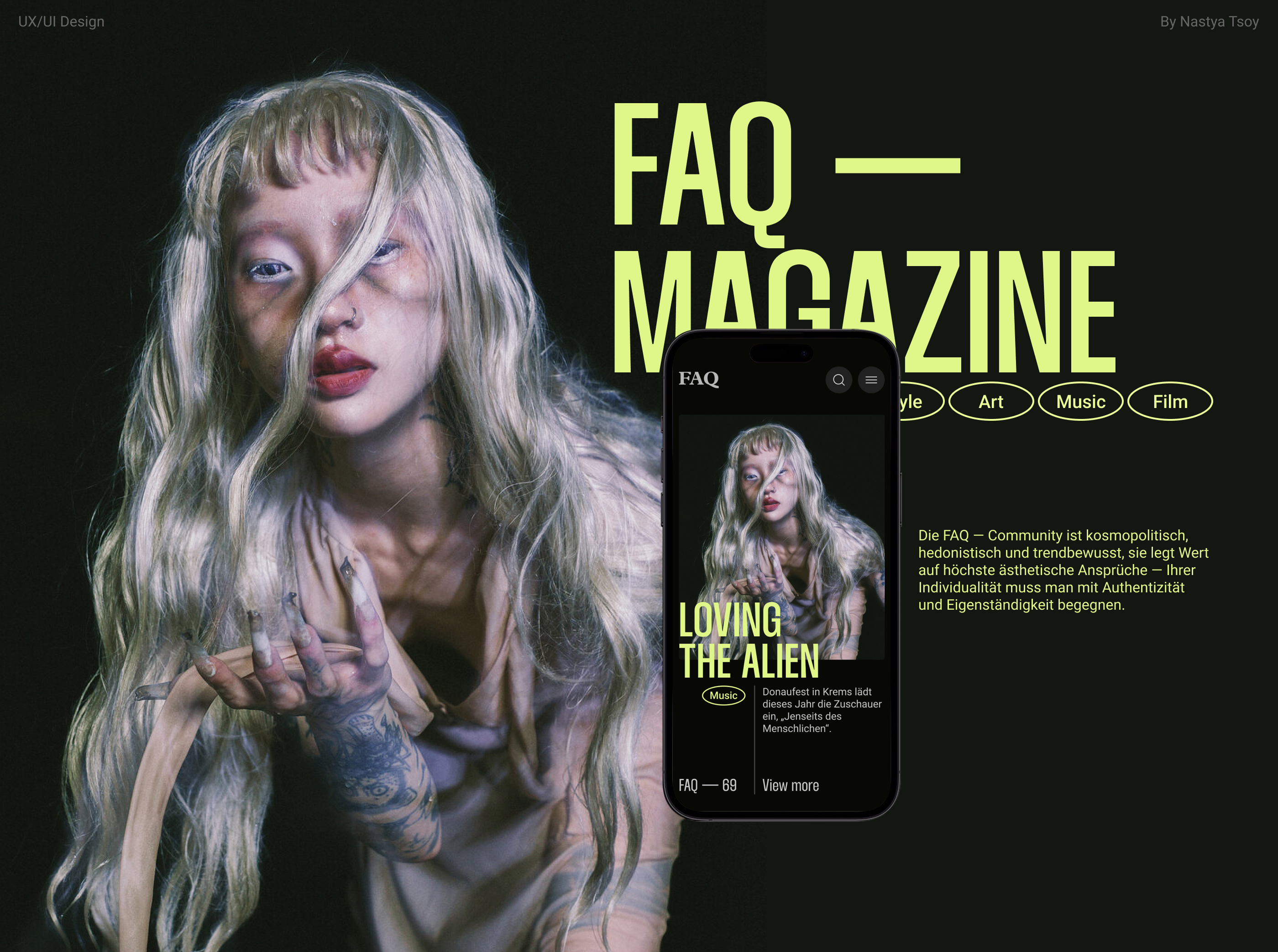 FAQ Magazine — Website redesign — Изображение №1 — Интерфейсы, Брендинг на Dprofile