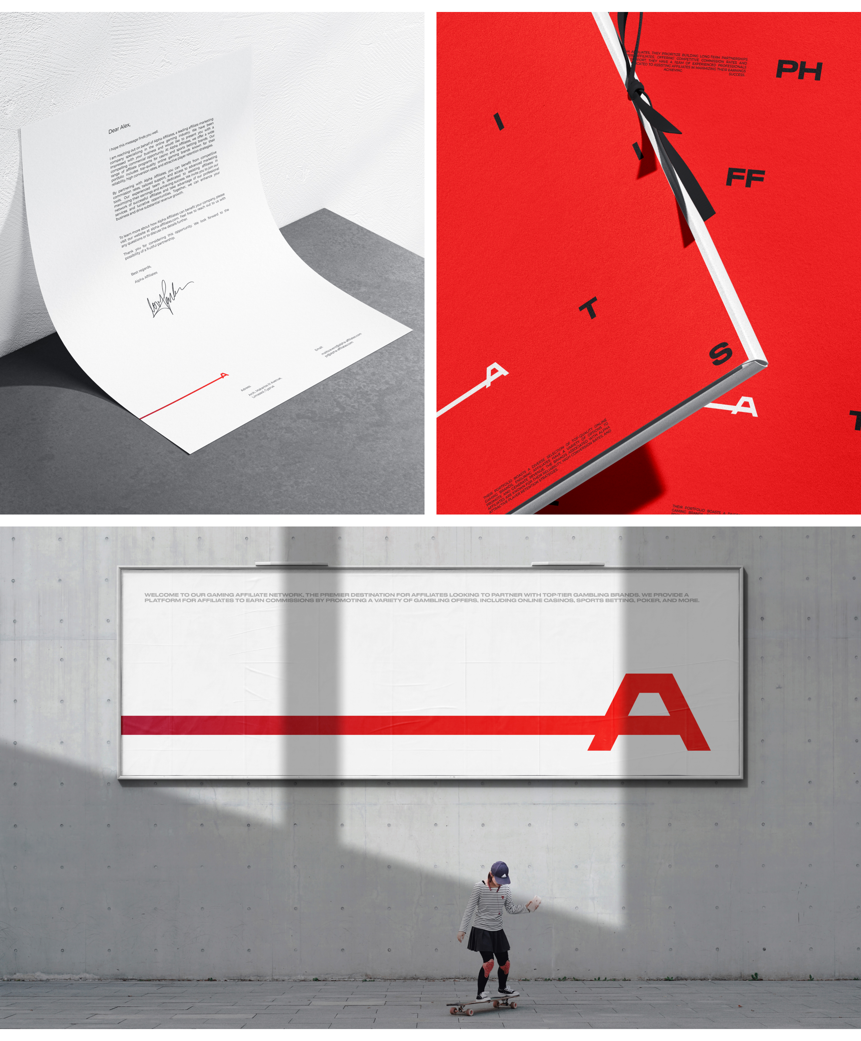 Rebranding of Alpha Affiliates — Изображение №3 — Интерфейсы, Брендинг на Dprofile