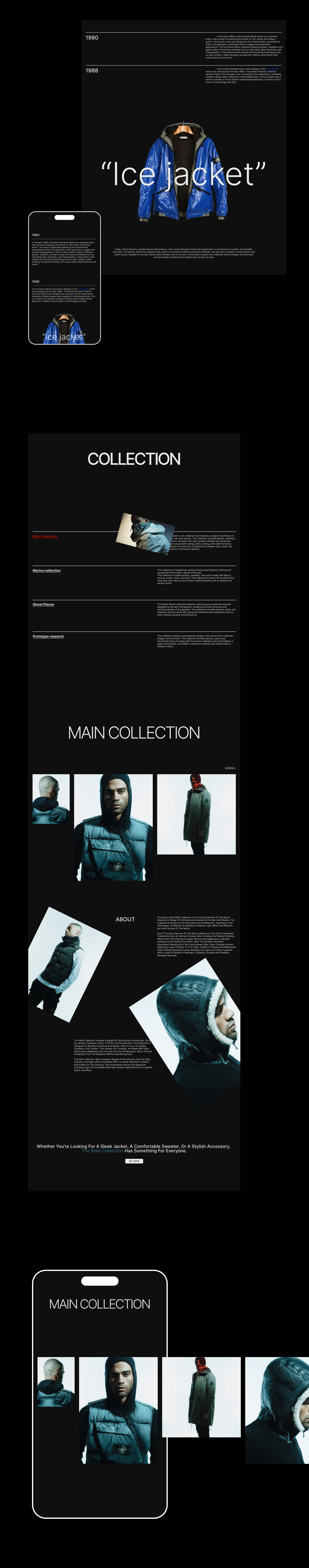 Stone island web-concept. — Изображение №3 — Интерфейсы на Dprofile