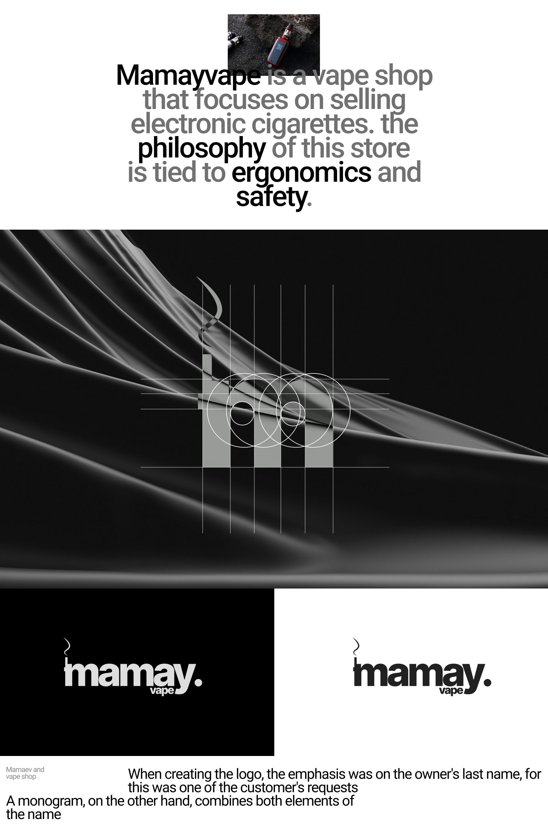 Mamayvape // vapeshop branding. — Изображение №2 — Брендинг, Графика на Dprofile