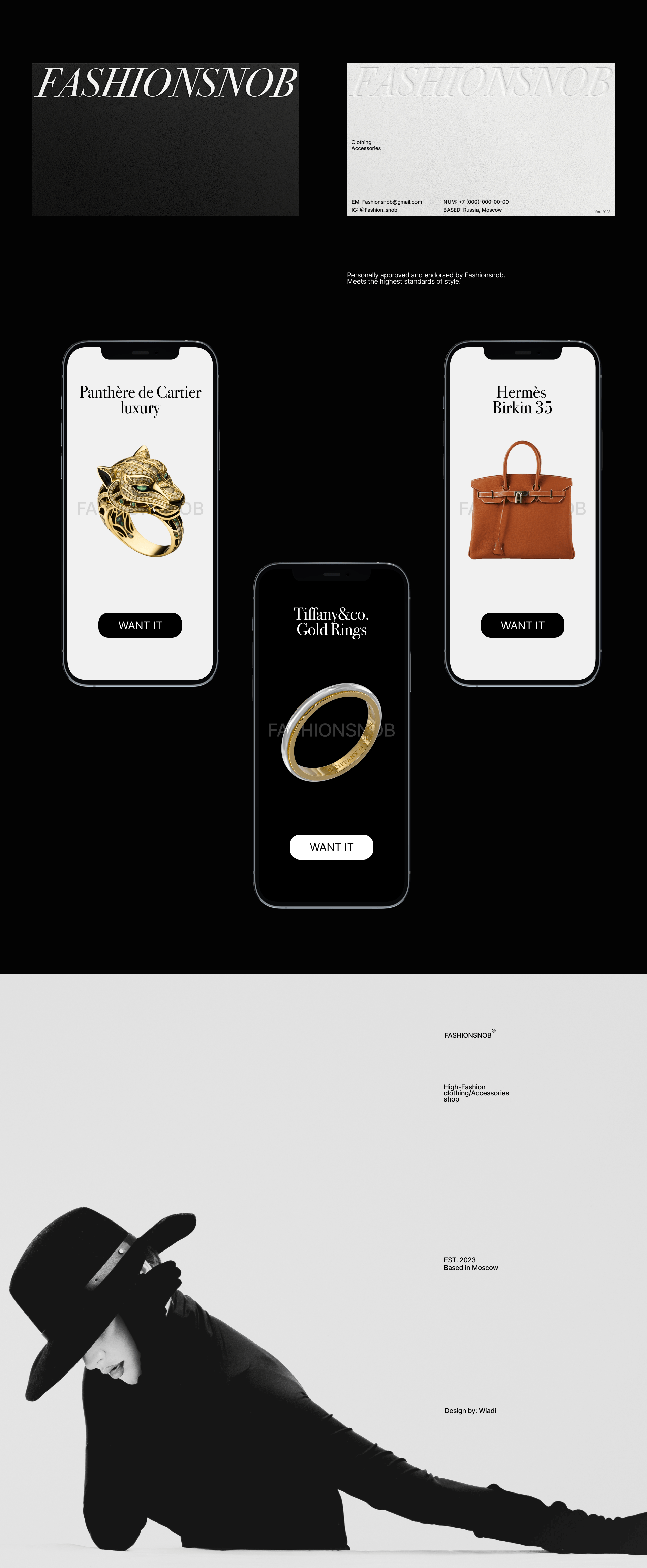 Fashionsnob. Identity design — Изображение №4 — Брендинг на Dprofile