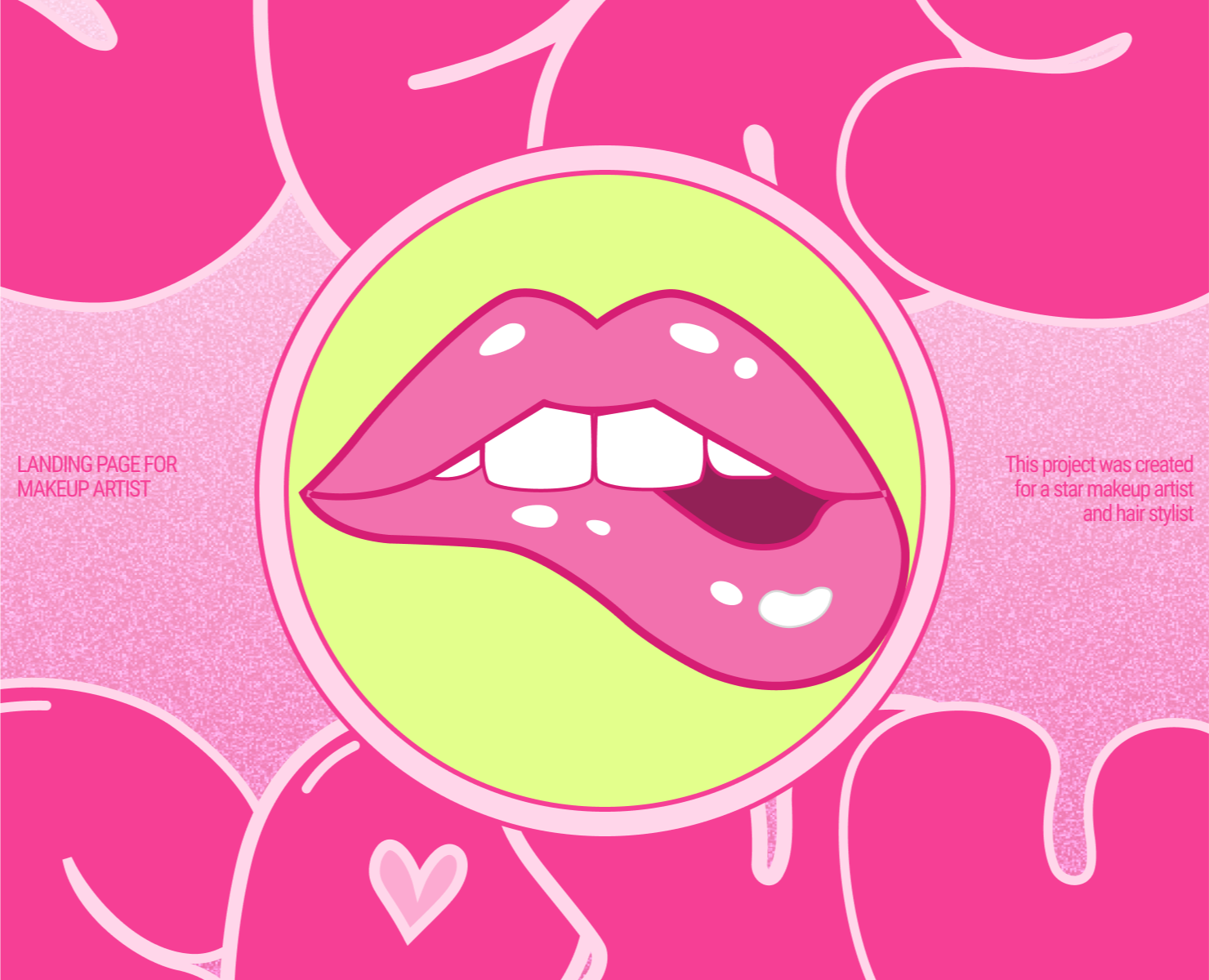 COMMERCIAL SEXY MAKEUP / Landing page на Dprofile