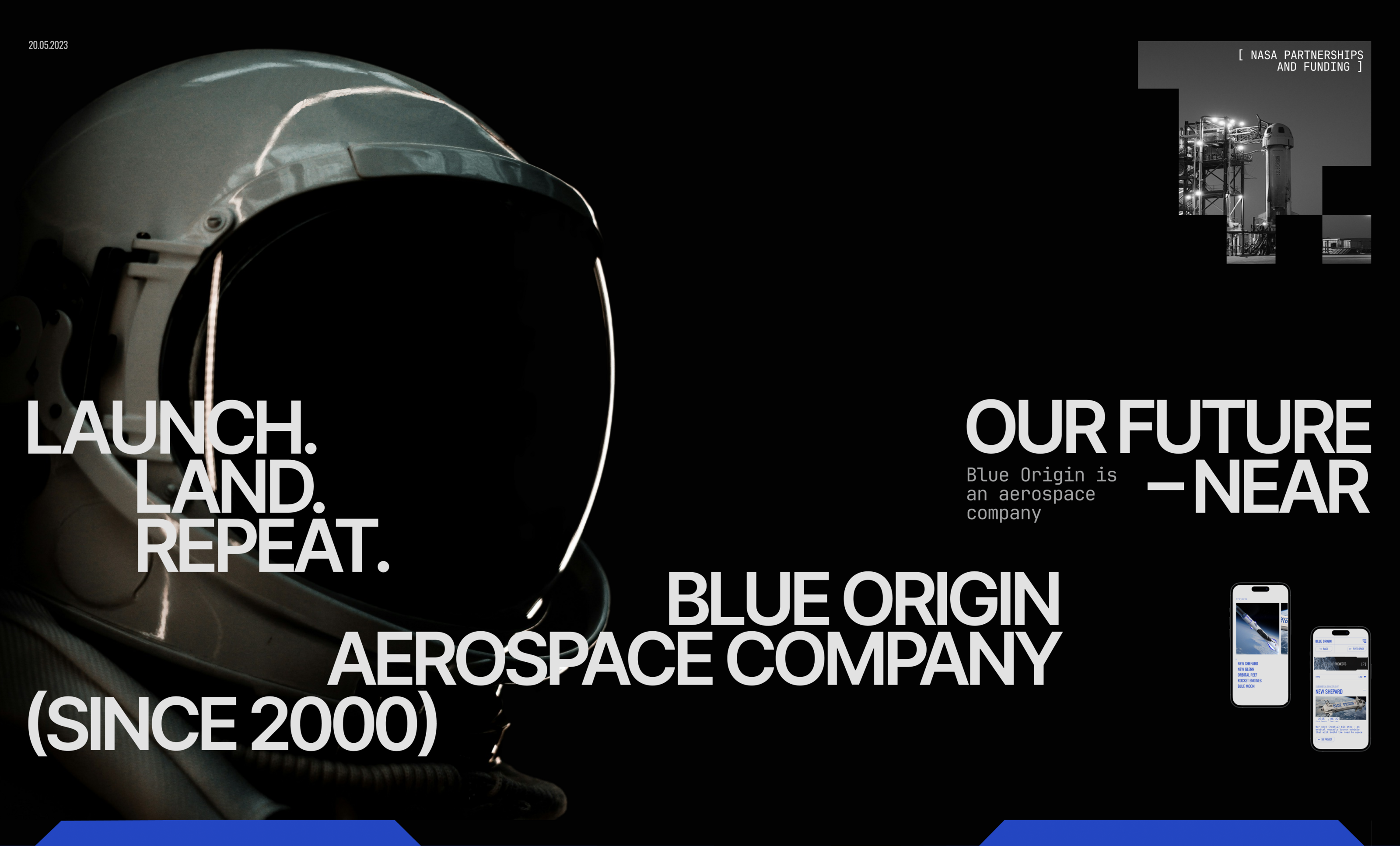 BLUE ORIGIN [ Corporate website ] — Изображение №6 — Интерфейсы, Анимация на Dprofile