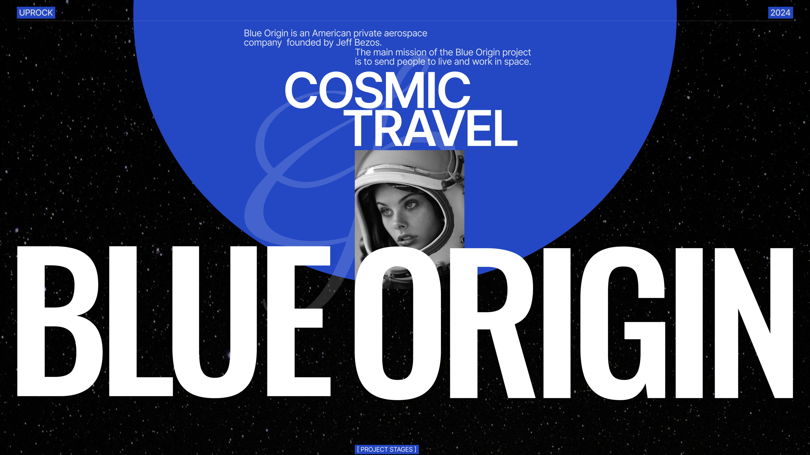 BLUE ORIGIN [ Corporate website ] — Изображение №1 — Интерфейсы, Анимация на Dprofile