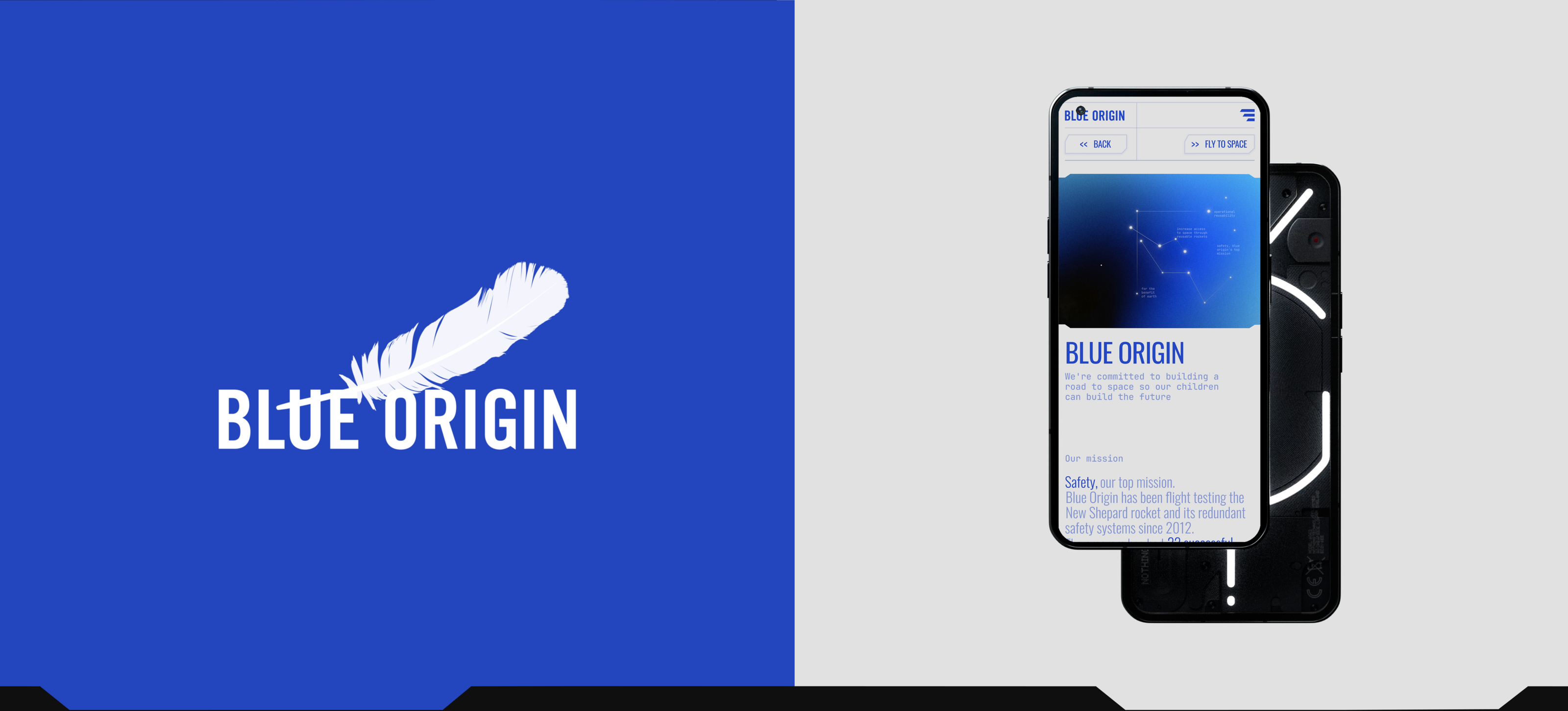BLUE ORIGIN [ Corporate website ] — Изображение №3 — Интерфейсы, Анимация на Dprofile