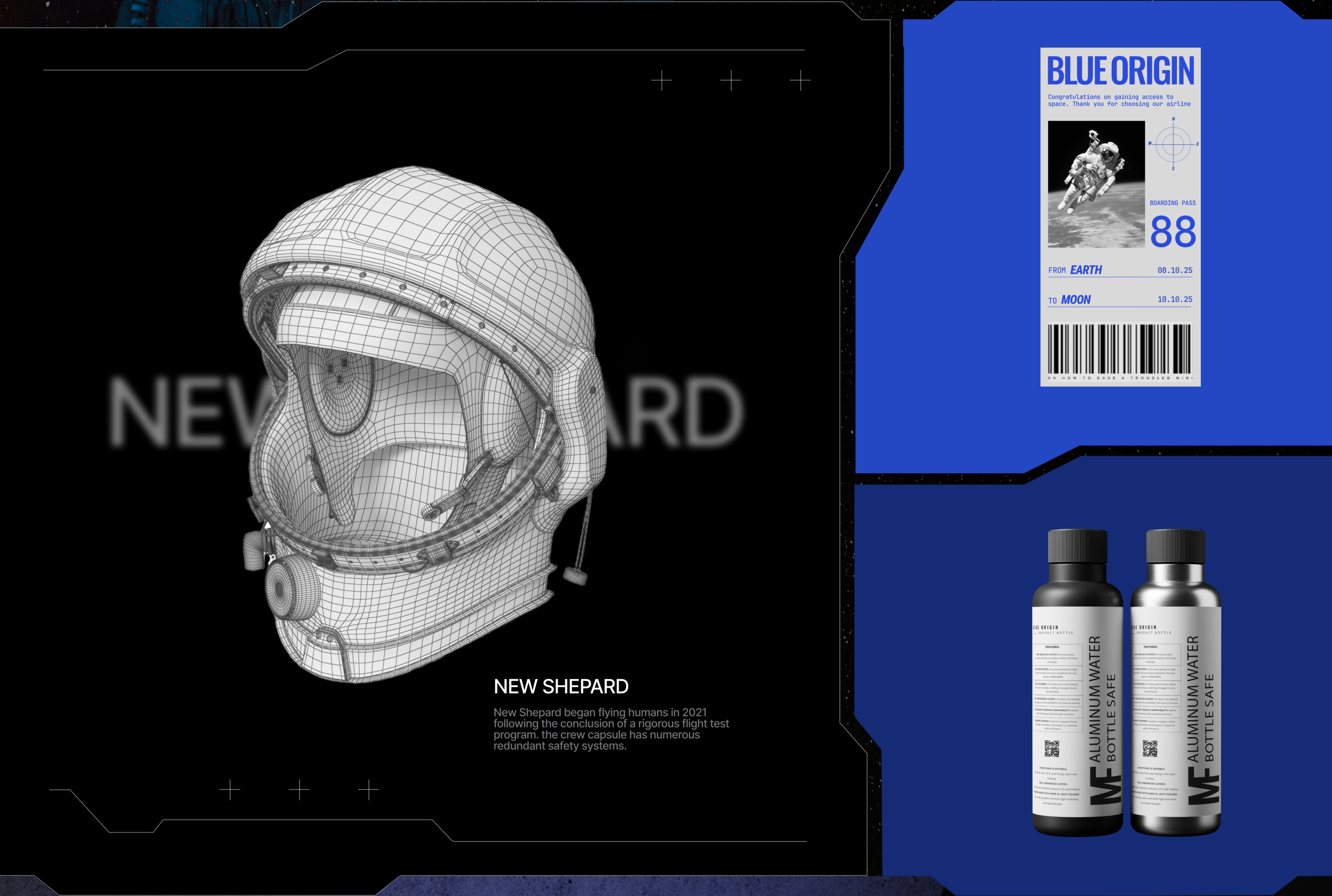 BLUE ORIGIN [ Corporate website ] — Изображение №12 — Интерфейсы, Анимация на Dprofile