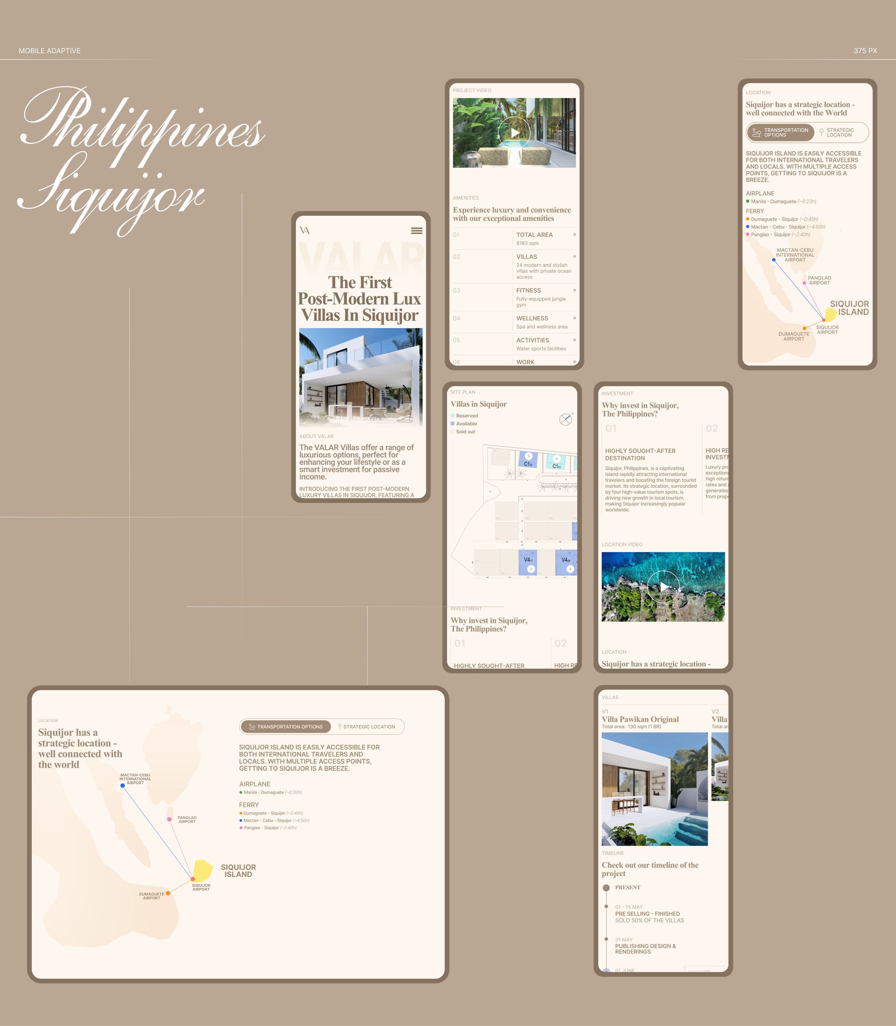 Villas in the Philippines - Website — Изображение №6 — Интерфейсы, Графика на Dprofile