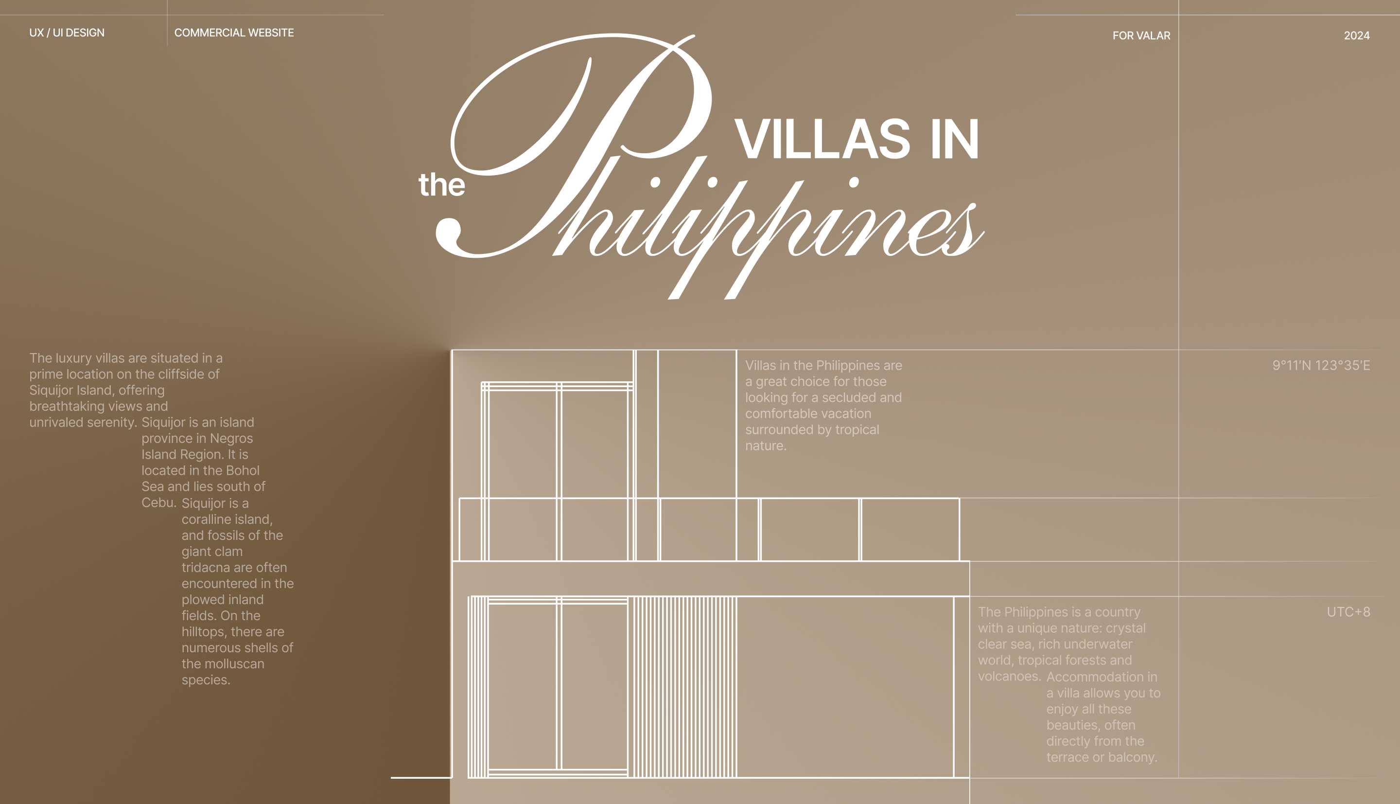 Villas in the Philippines - Website — Изображение №1 — Интерфейсы, Графика на Dprofile