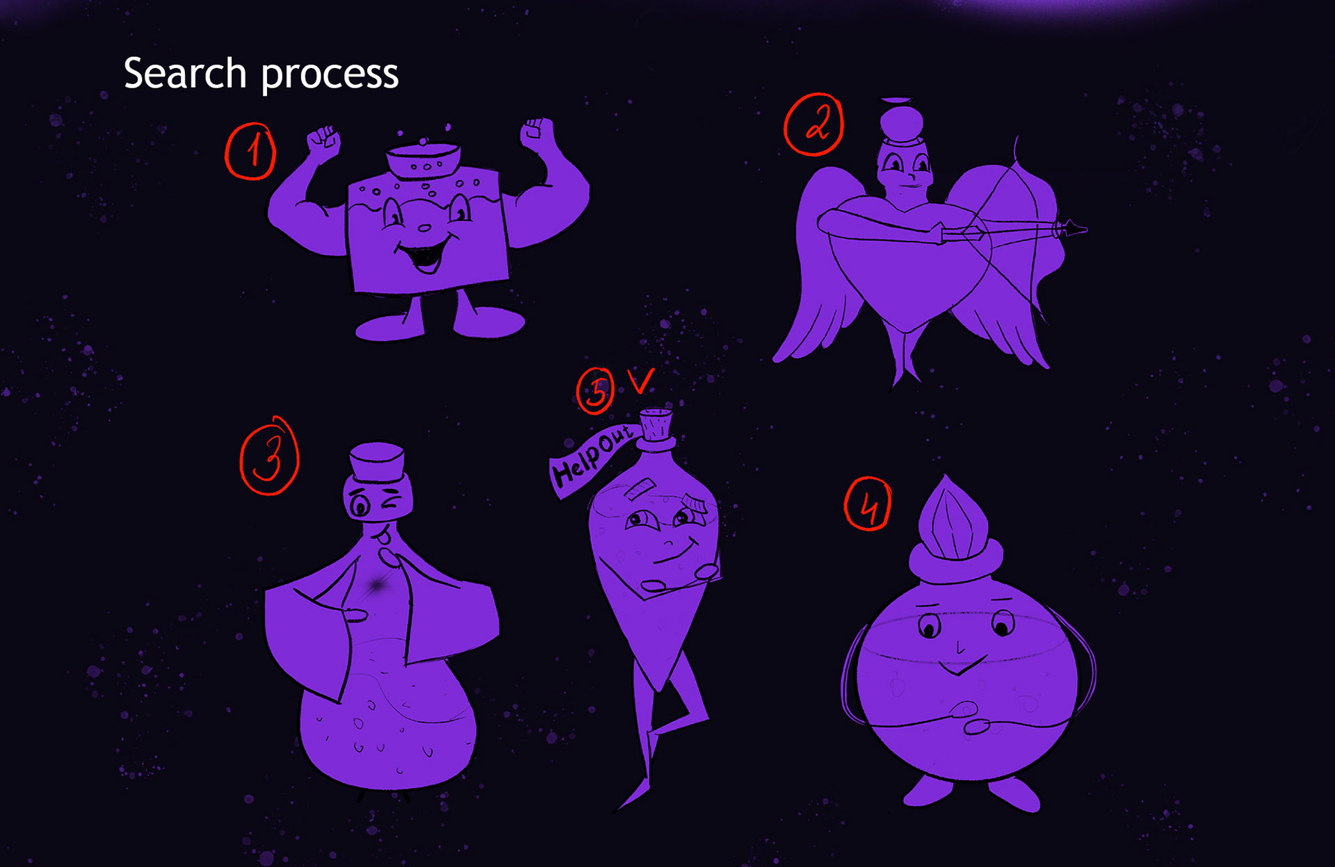 Персонажи для магазина Witch Way — Изображение №2 — Брендинг, Иллюстрация на Dprofile