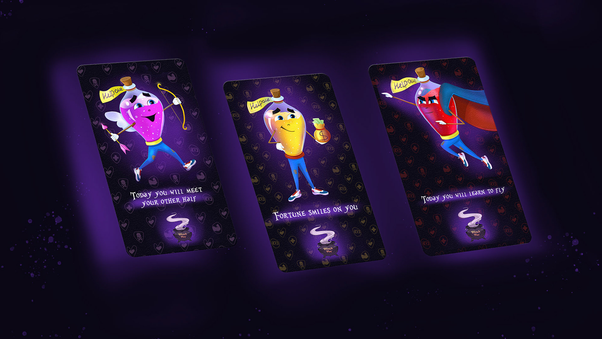 Персонажи для магазина Witch Way — Изображение №12 — Брендинг, Иллюстрация на Dprofile