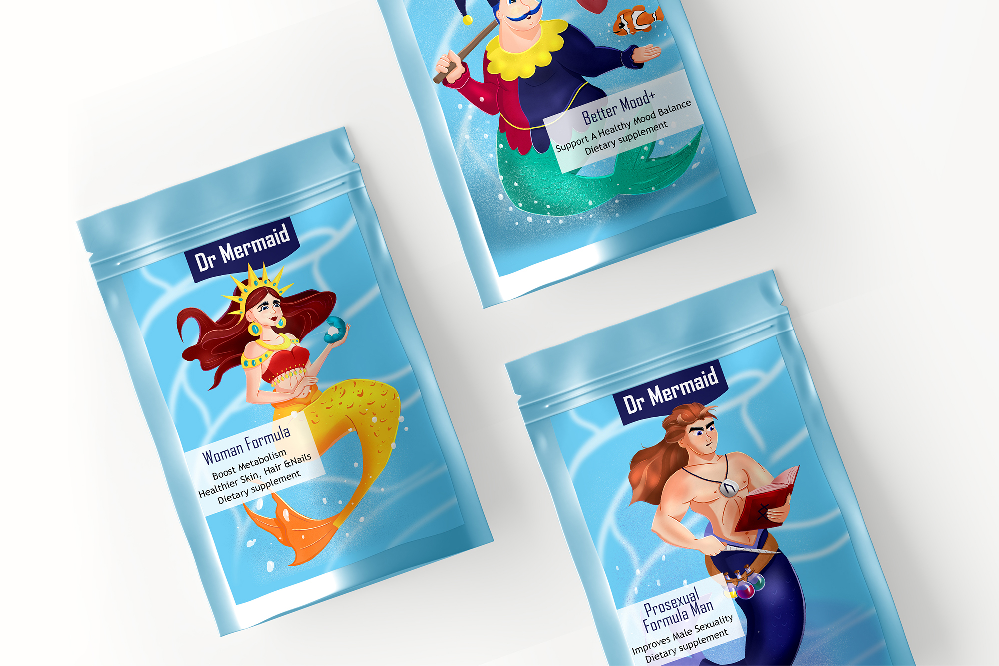 Разработка персонажей. Дизайн упаковки для БАДов — Изображение №1 — Брендинг, Иллюстрация на Dprofile