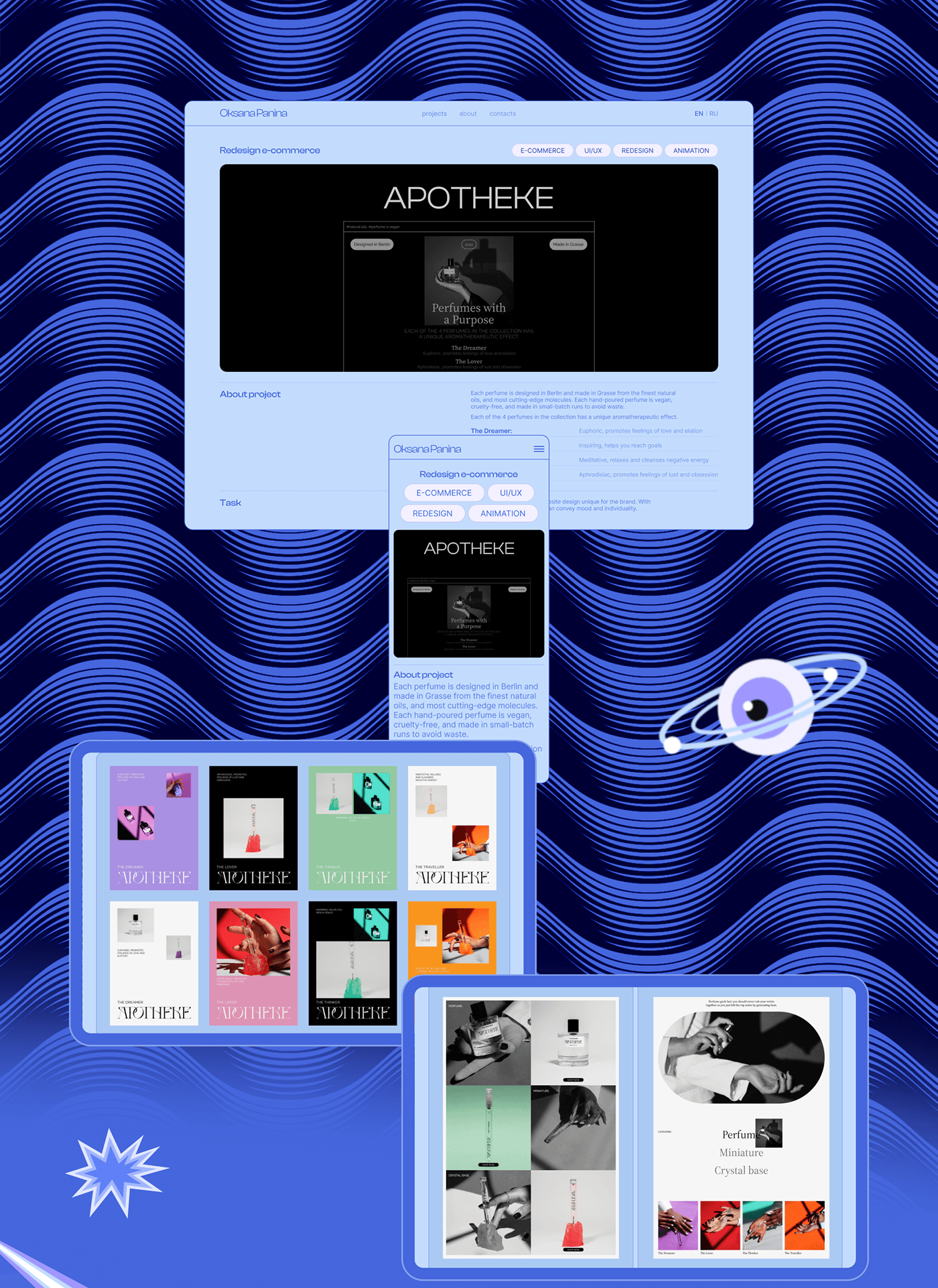 Personal designer portfolio — Изображение №7 — Интерфейсы, Анимация на Dprofile