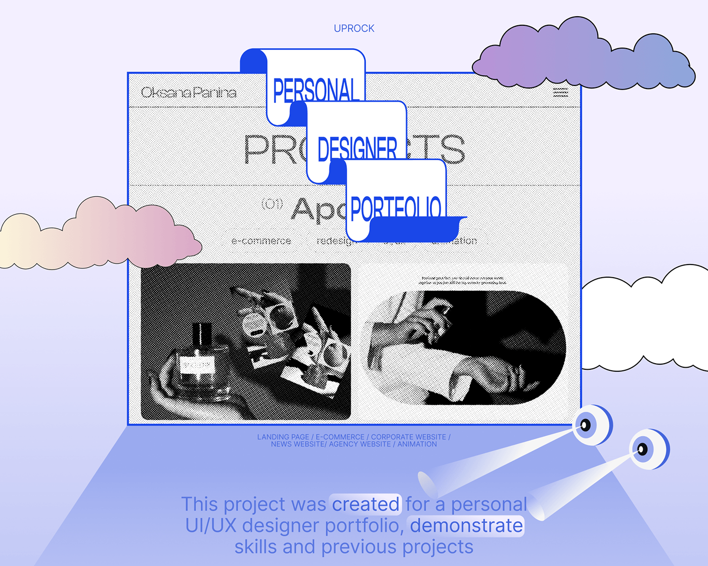 Personal designer portfolio — Изображение №1 — Интерфейсы, Анимация на Dprofile