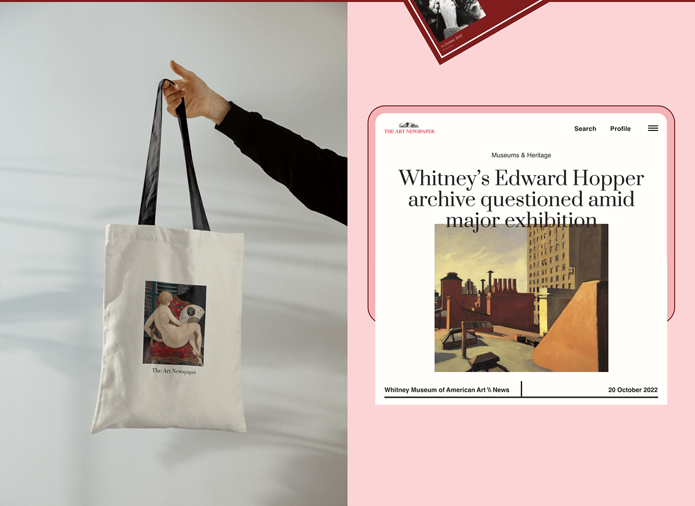 The Art Newspaper — news website — Изображение №5 — Интерфейсы на Dprofile