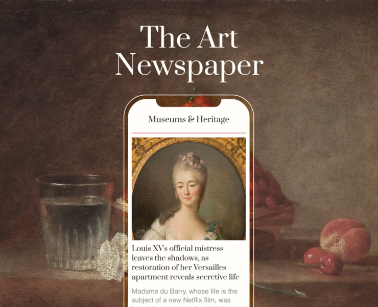 The Art Newspaper — news website — Интерфейсы на Dprofile