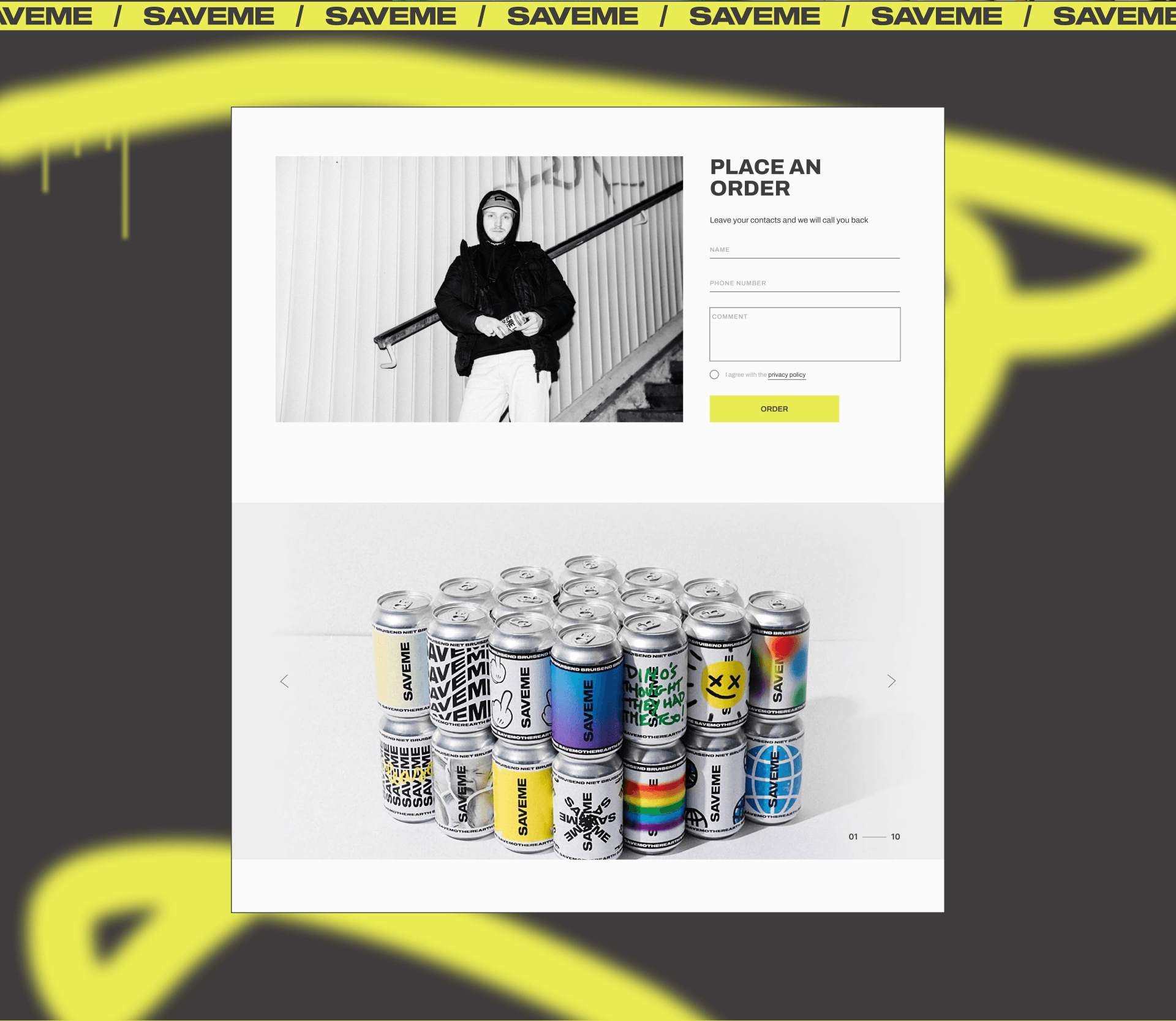 SAVEME redesign landing page — Изображение №6 — Интерфейсы, Анимация на Dprofile