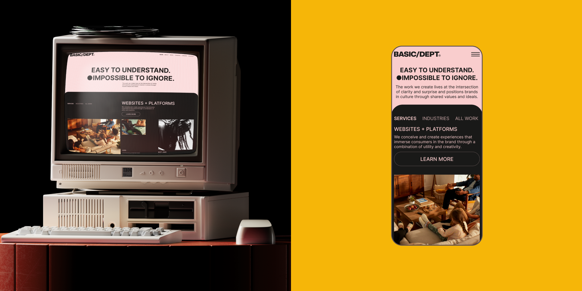 BASIC/DEPT AGENCY WEBSITE — Изображение №3 — Интерфейсы, Анимация на Dprofile