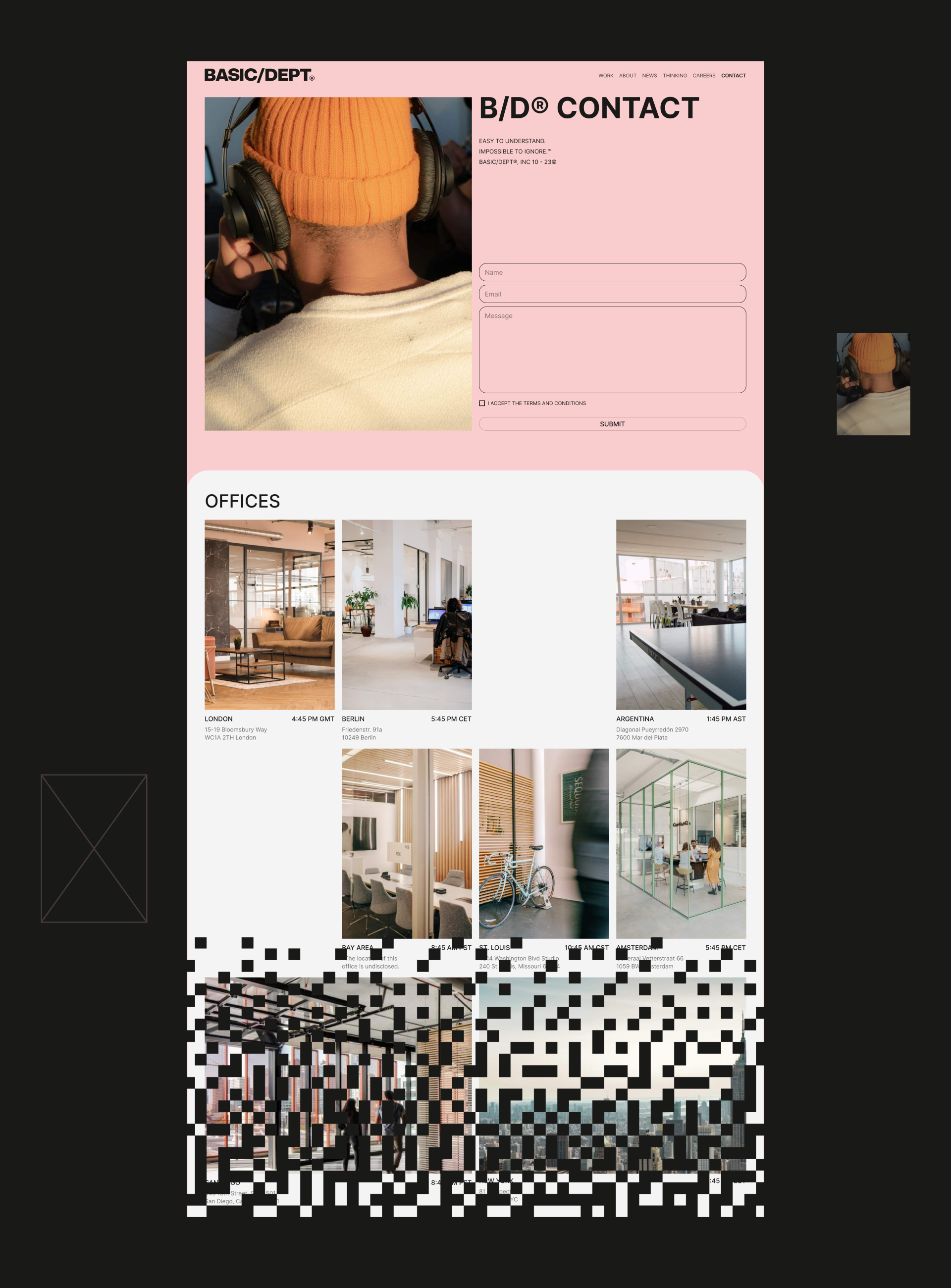 BASIC/DEPT AGENCY WEBSITE — Изображение №7 — Интерфейсы, Анимация на Dprofile