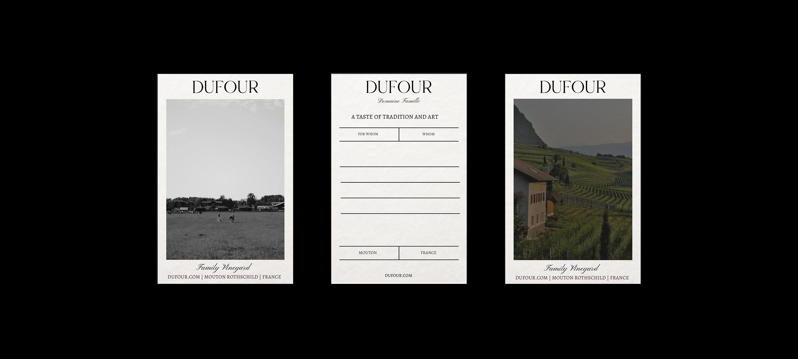 DUFOUR | WINE | FRENCH VINEYARD — Изображение №8 — Брендинг, Графика на Dprofile