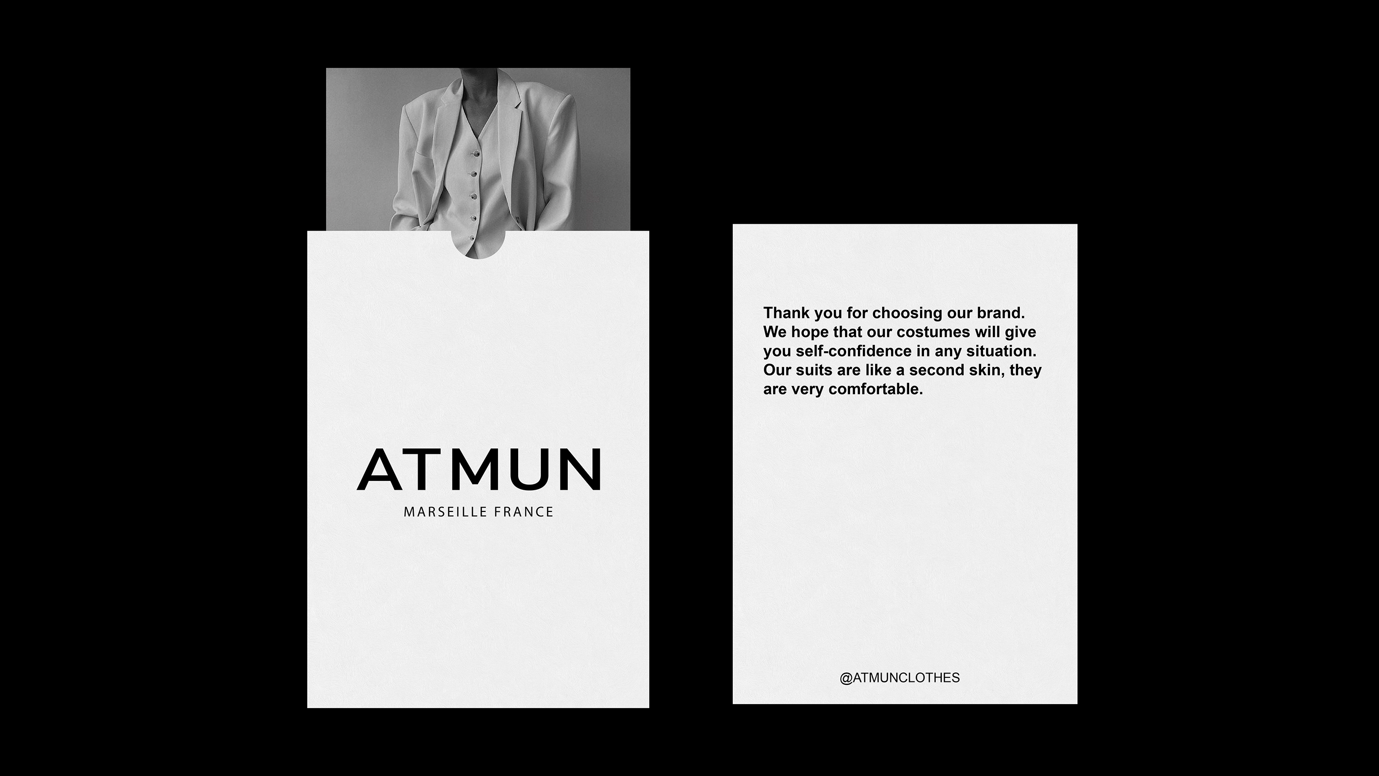 ATMUN | clothing shop | woman clothes | naming | одежда — Изображение №7 — Брендинг, Графика на Dprofile