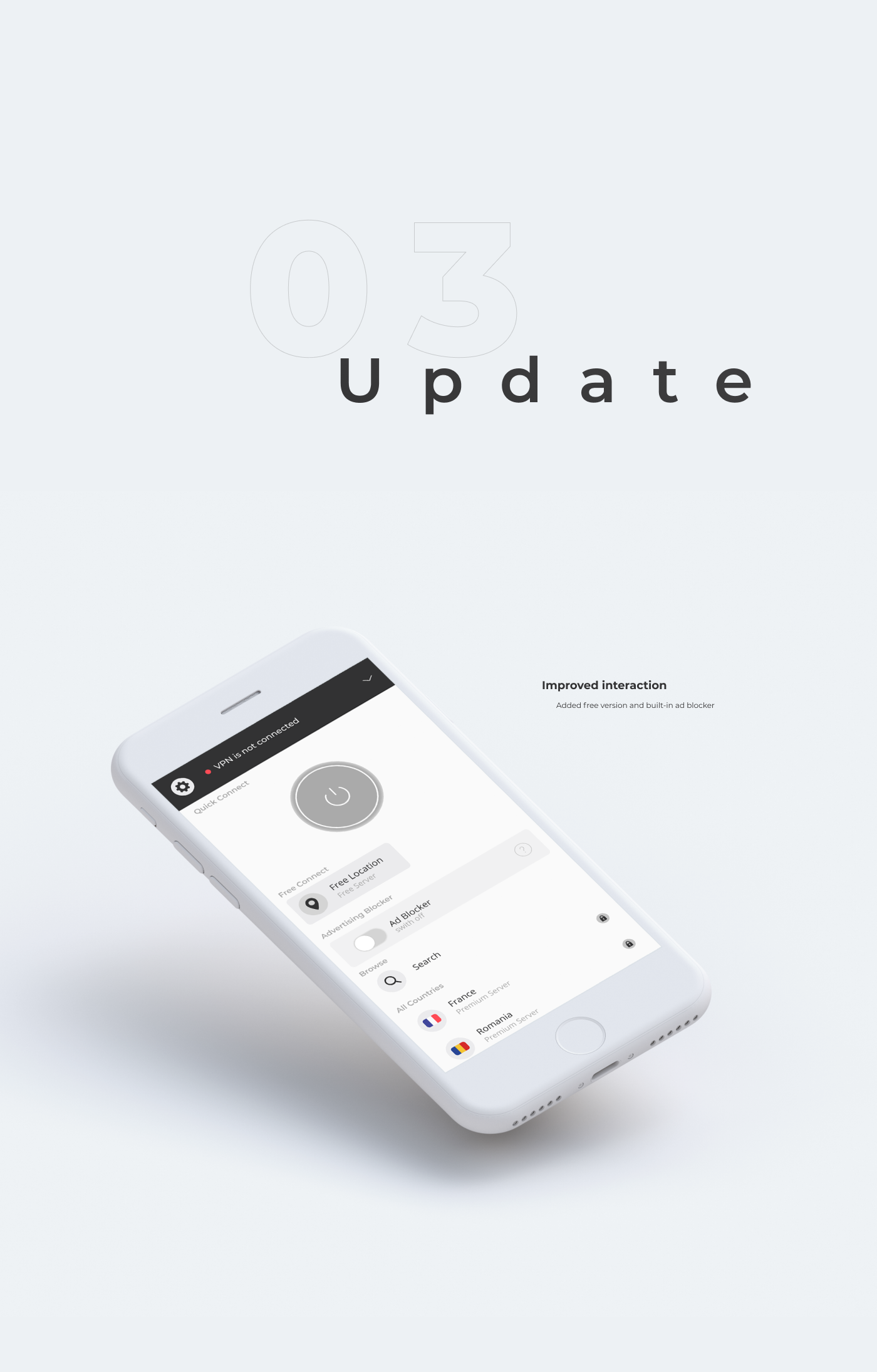 App Design VPN Service — Изображение №6 — Интерфейсы на Dprofile