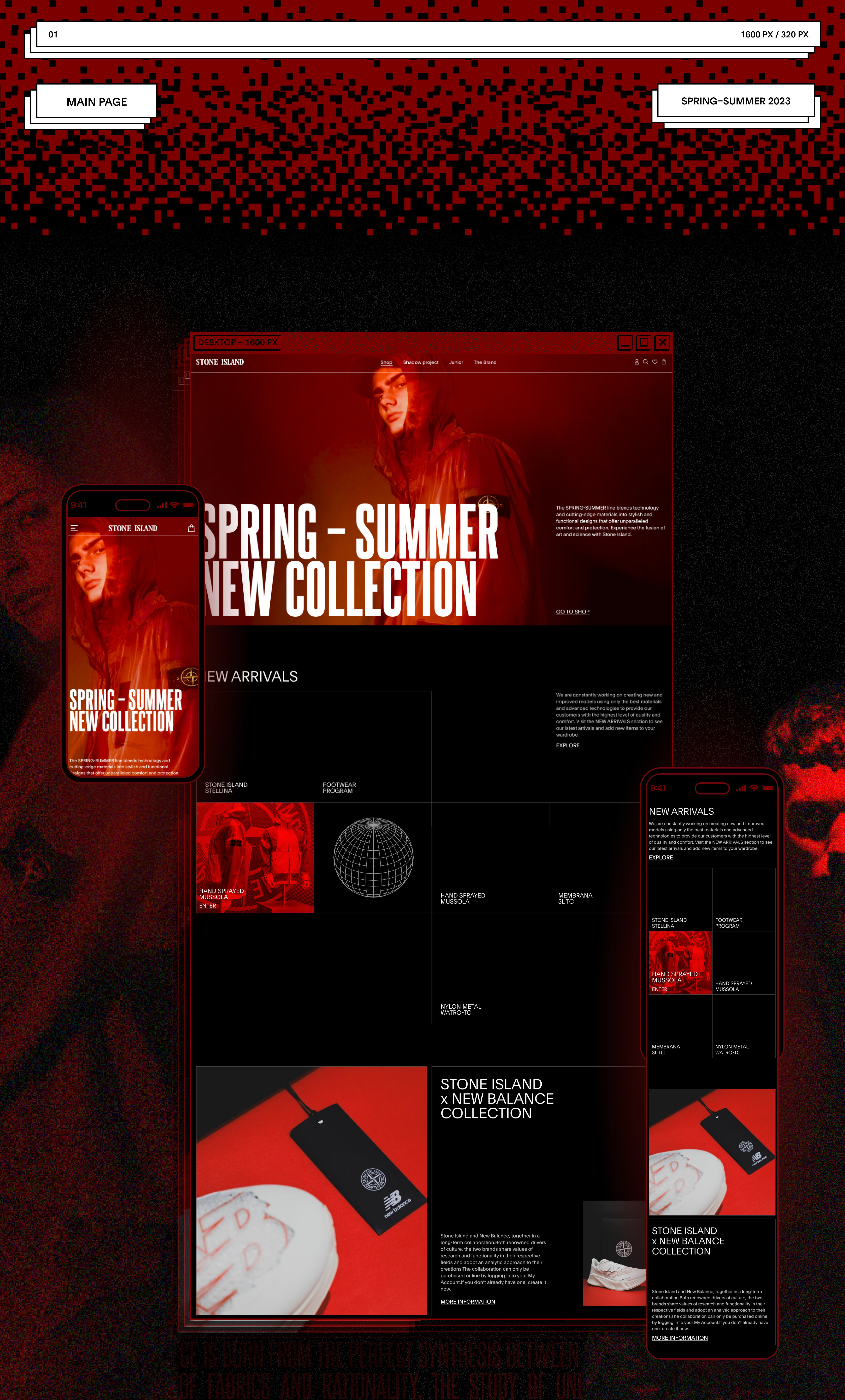 STONE ISLAND | E-COMMERCE — Изображение №3 — Интерфейсы, Графика на Dprofile