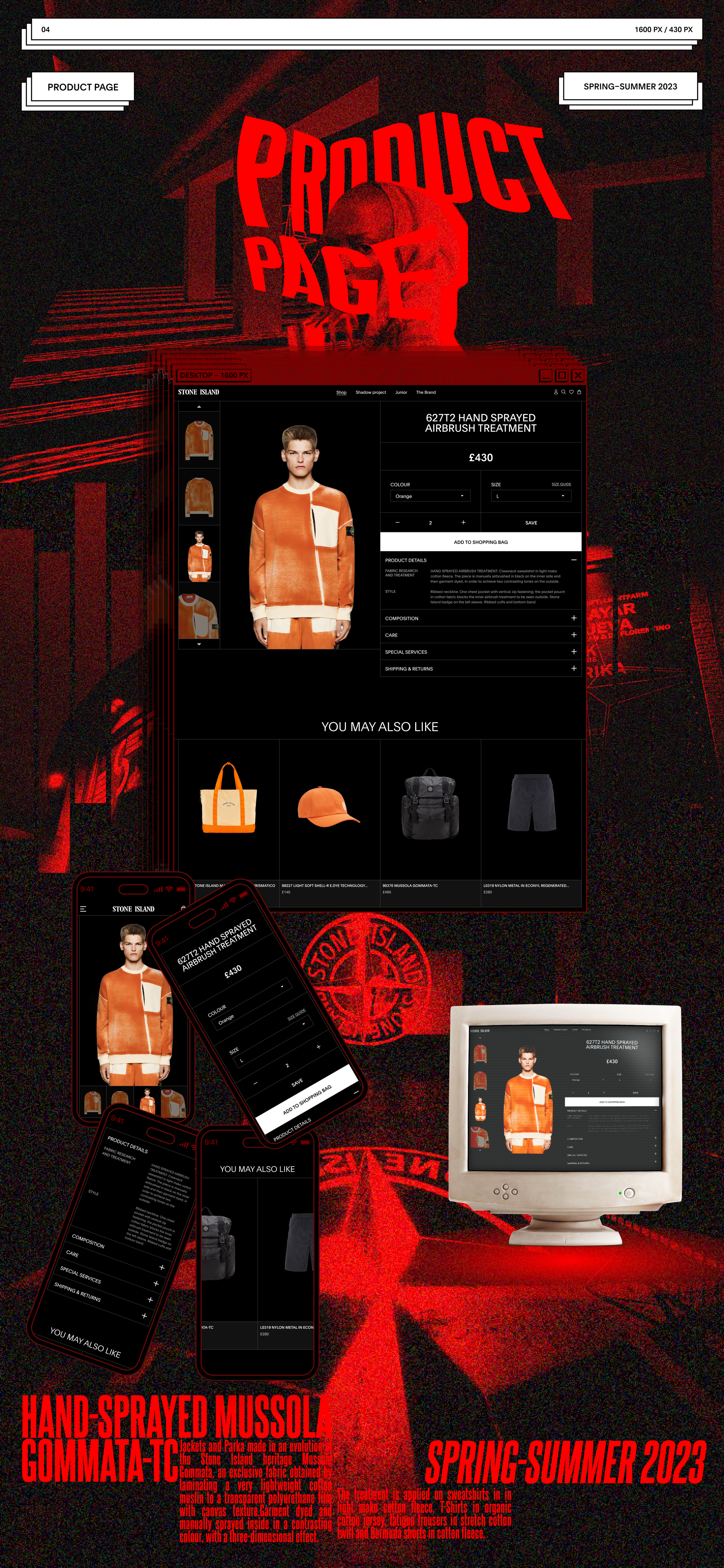 STONE ISLAND | E-COMMERCE — Изображение №8 — Интерфейсы, Графика на Dprofile