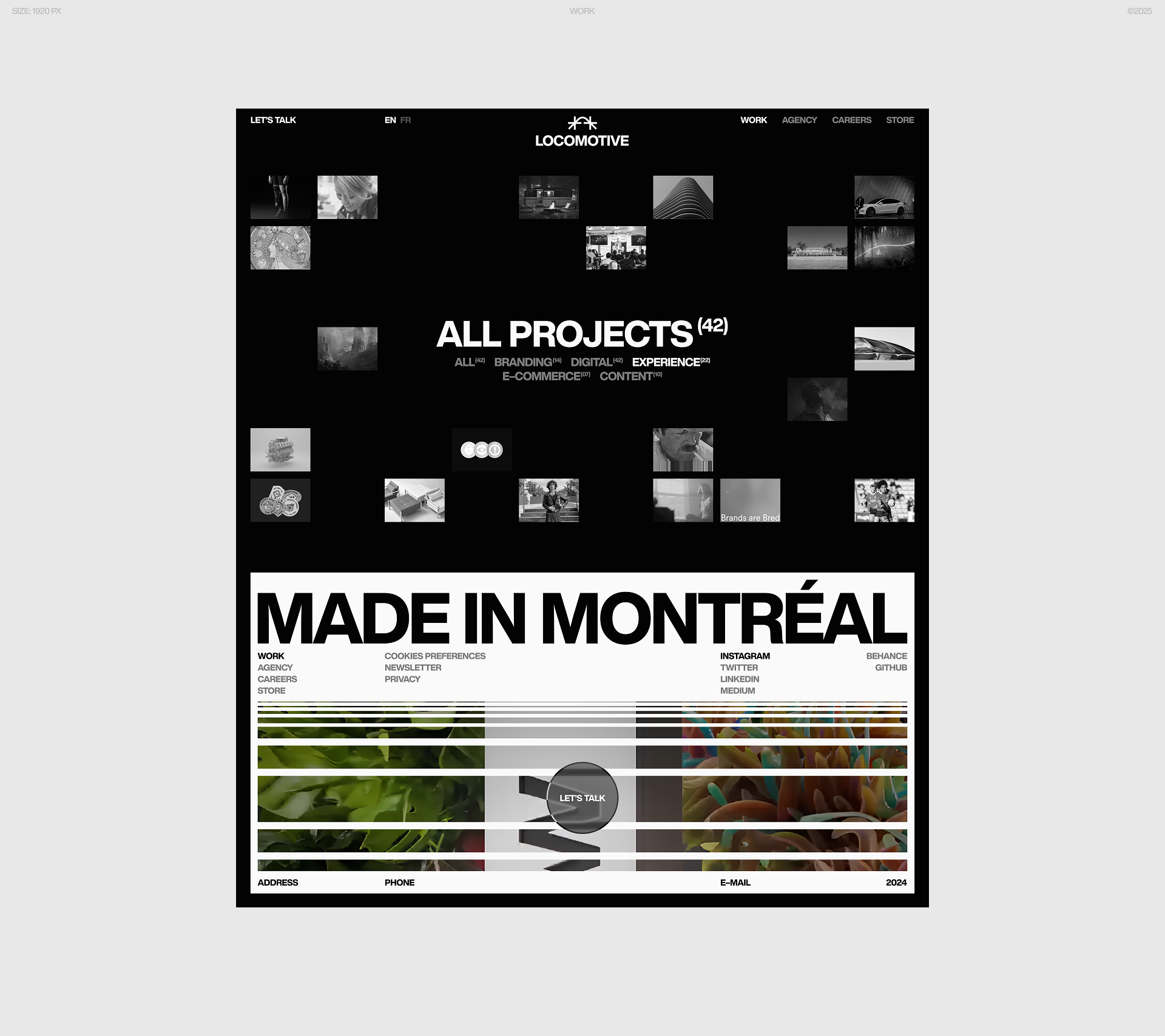 LOCOMOTIVE | MONTRÉAL WEB AGENCY — Изображение №19 — Интерфейсы, Брендинг на Dprofile