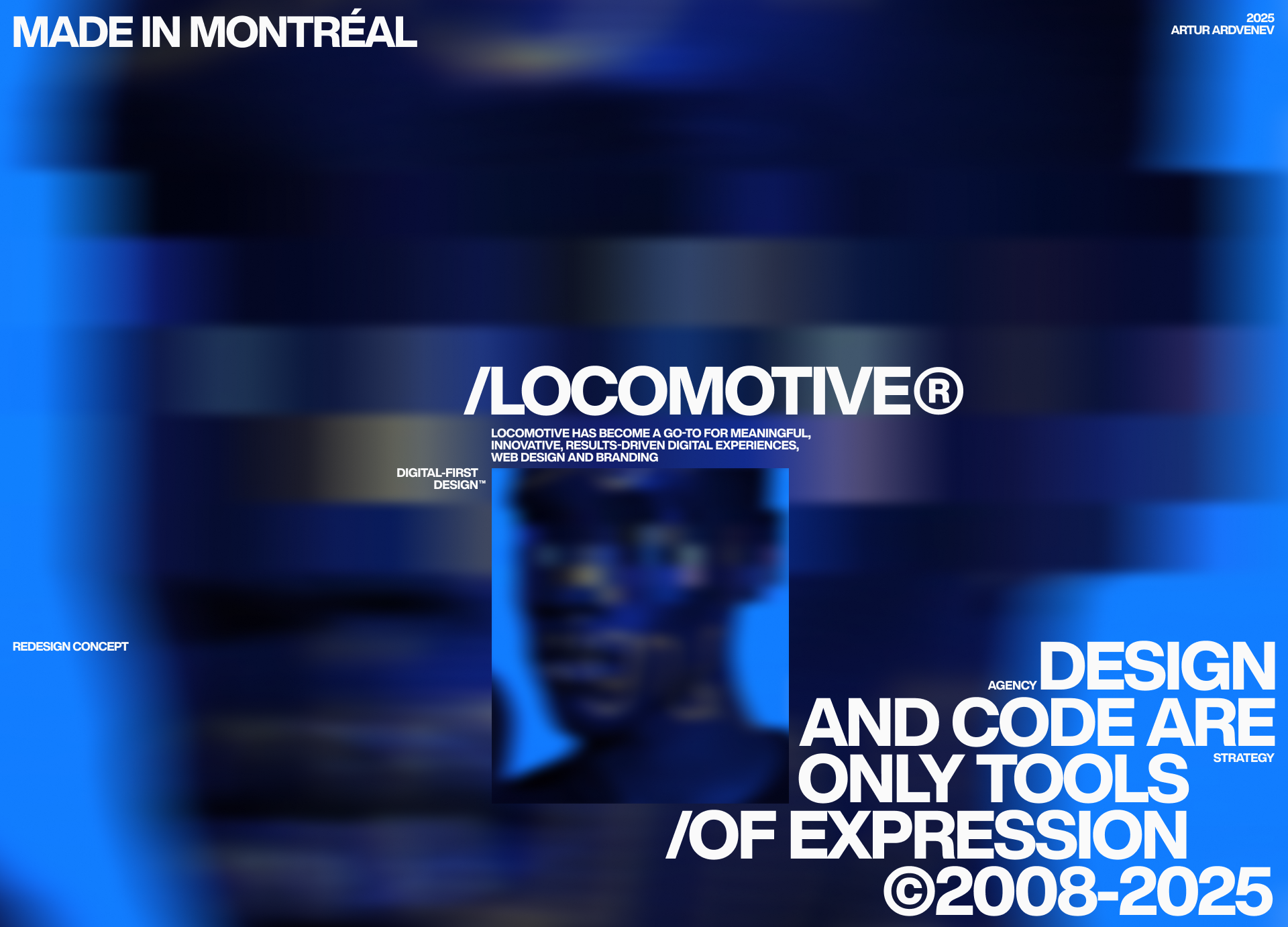 LOCOMOTIVE | MONTRÉAL WEB AGENCY — Изображение №1 — Интерфейсы, Брендинг на Dprofile
