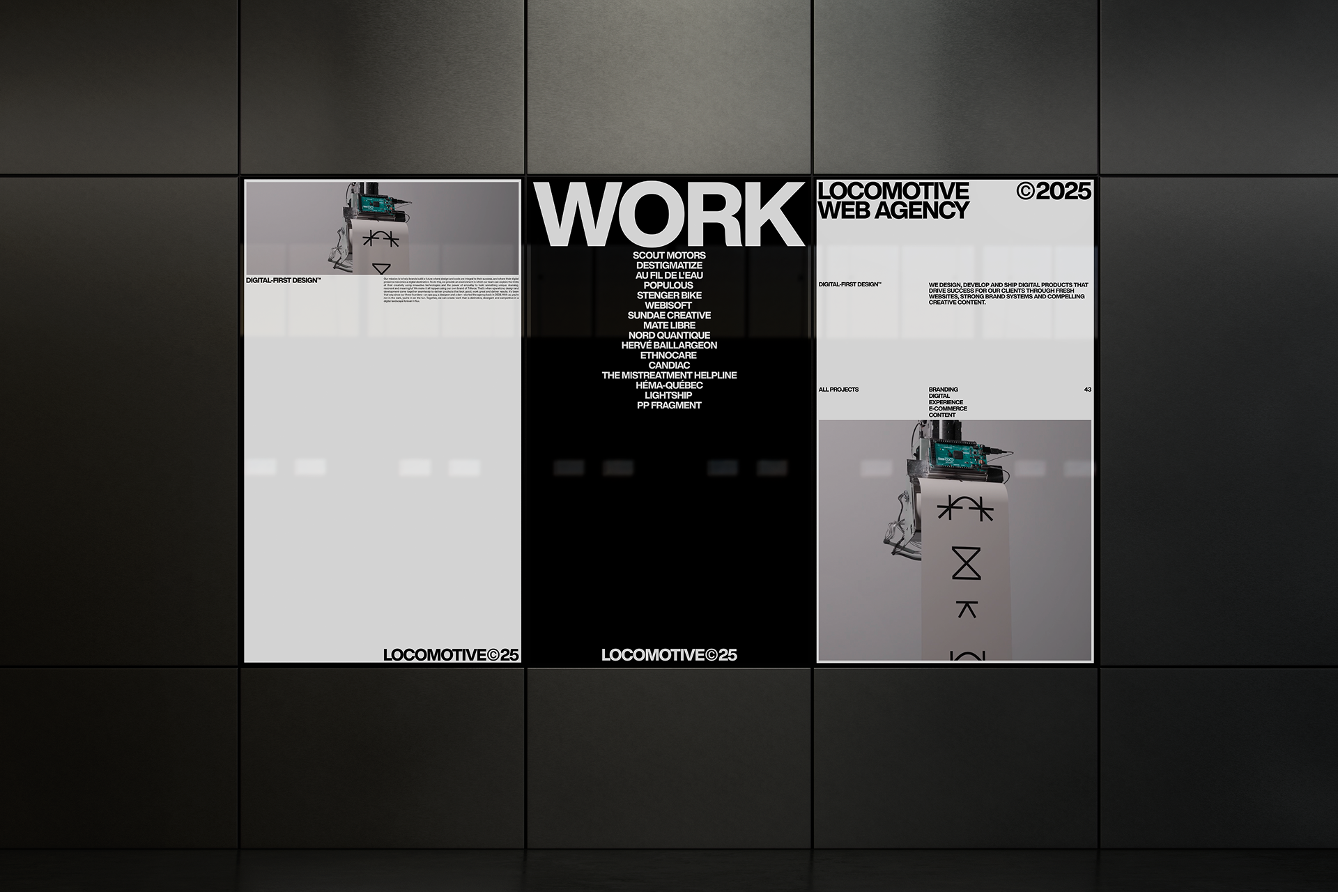 LOCOMOTIVE | MONTRÉAL WEB AGENCY — Изображение №12 — Интерфейсы, Брендинг на Dprofile