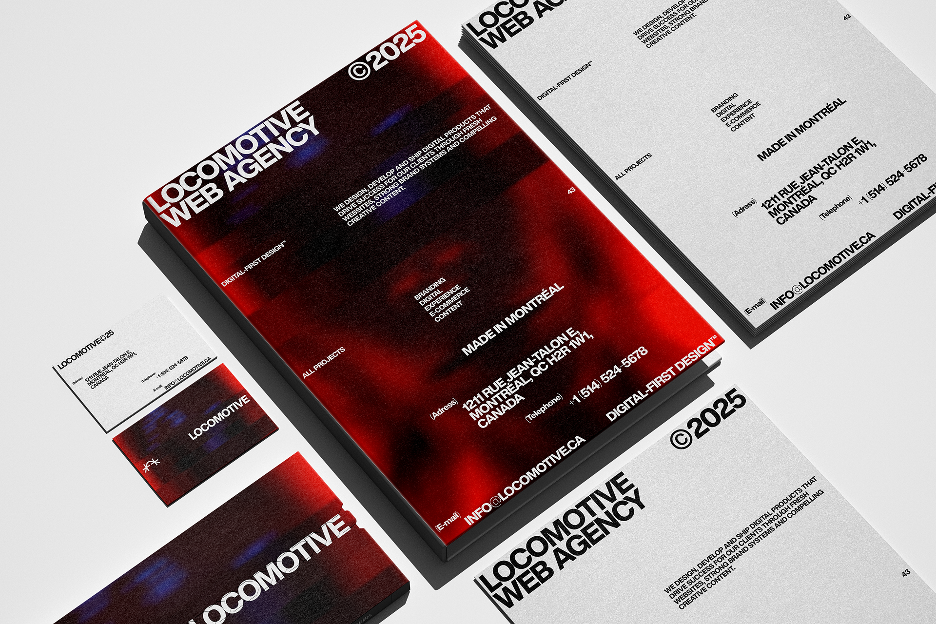 LOCOMOTIVE | MONTRÉAL WEB AGENCY — Изображение №4 — Интерфейсы, Брендинг на Dprofile