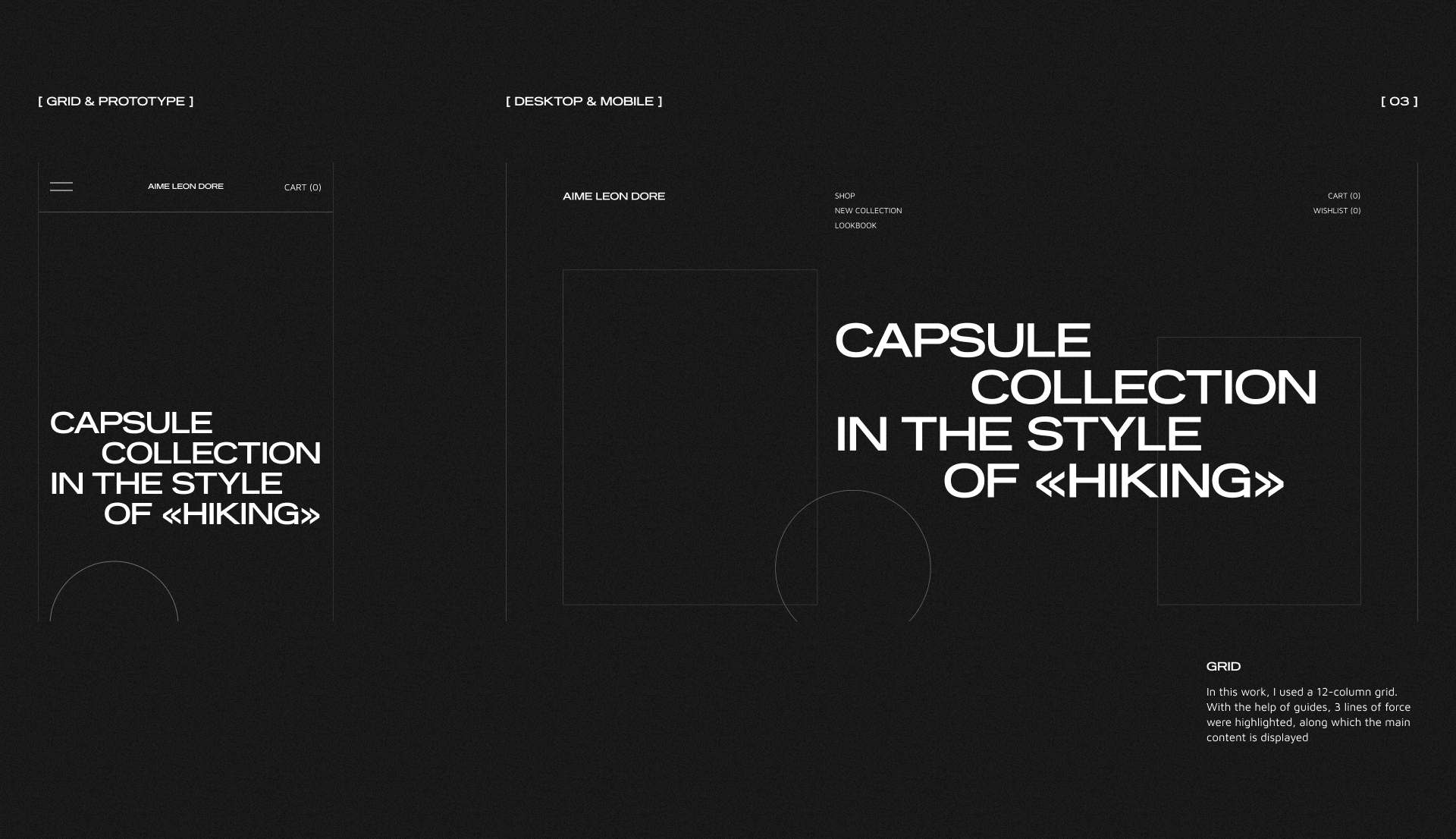 Aime Leon Dore | Webdesign concept — Изображение №3 — Интерфейсы на Dprofile