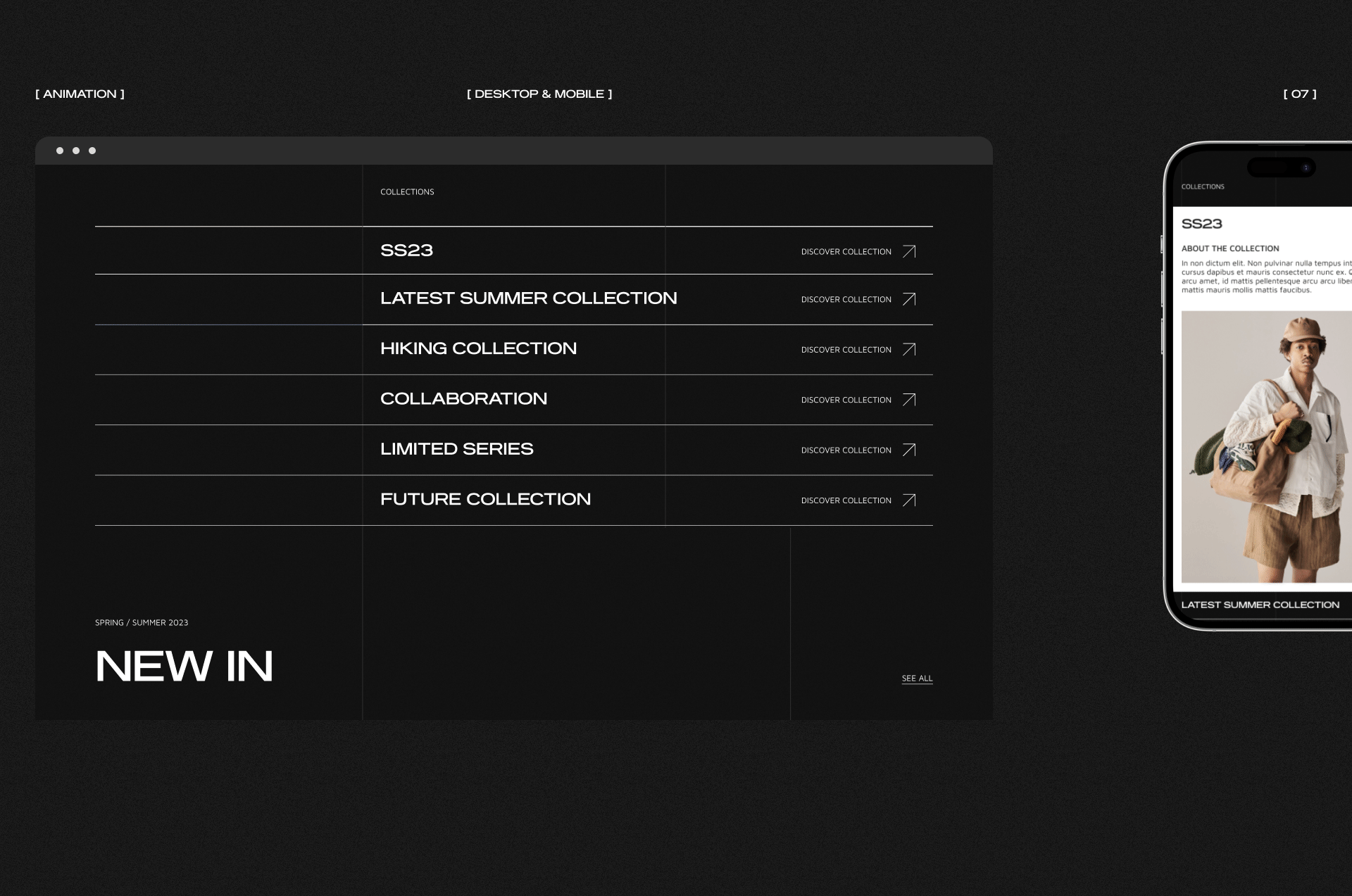 Aime Leon Dore | Webdesign concept — Изображение №8 — Интерфейсы на Dprofile