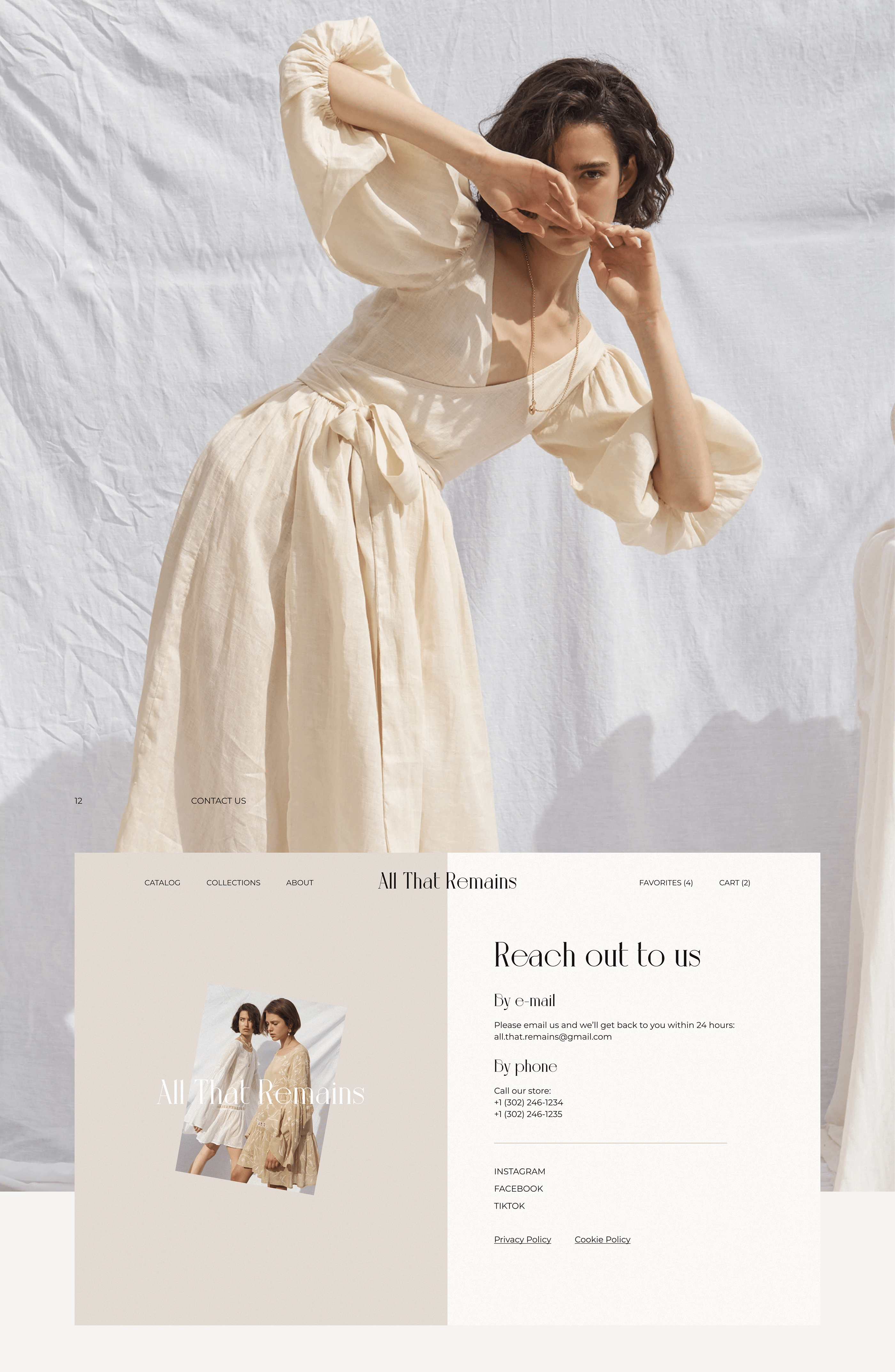 'All That Remains' ECOMMERCE REDESIGN CONCEPT — Изображение №12 — Интерфейсы на Dprofile