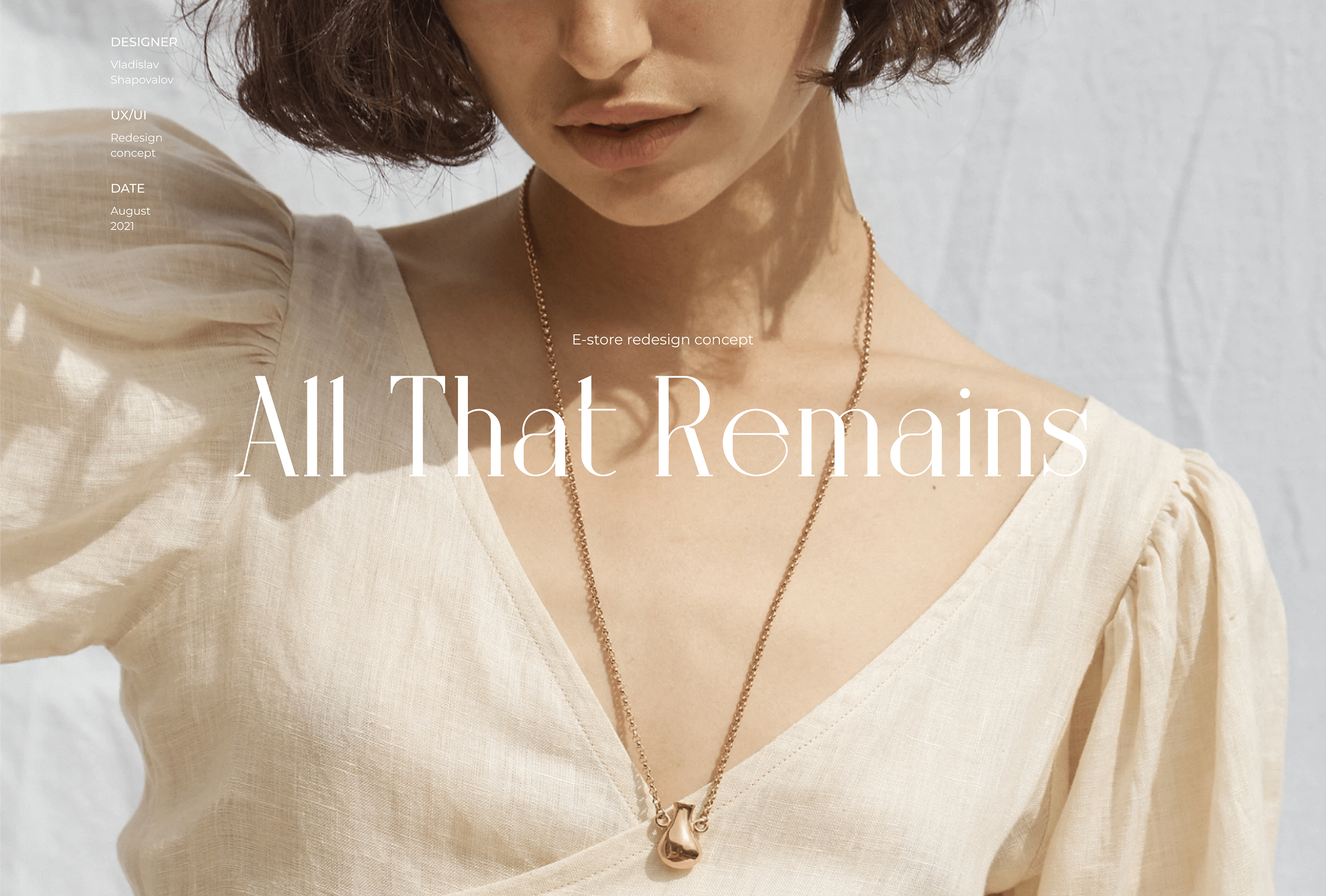 'All That Remains' ECOMMERCE REDESIGN CONCEPT — Изображение №1 — Интерфейсы на Dprofile