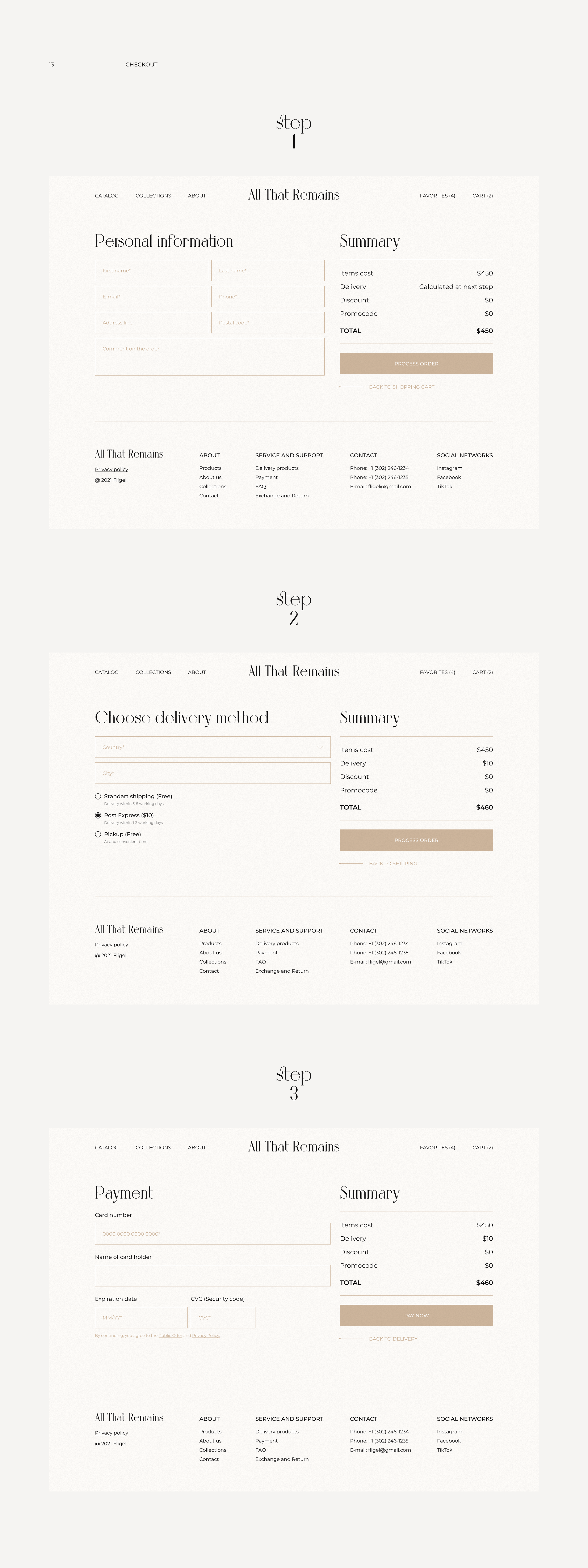 'All That Remains' ECOMMERCE REDESIGN CONCEPT — Изображение №13 — Интерфейсы на Dprofile