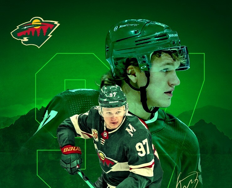 Kirill Kaprizov (Minnesota Wilds) poster — Графика на Dprofile