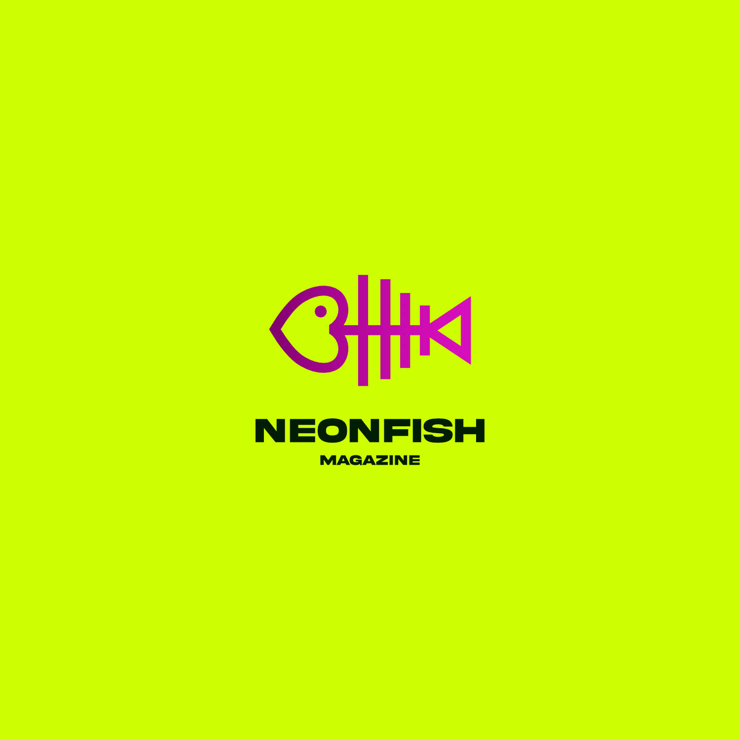 NEON FISH magazine  logo/branding — Изображение №1 — Брендинг на Dprofile