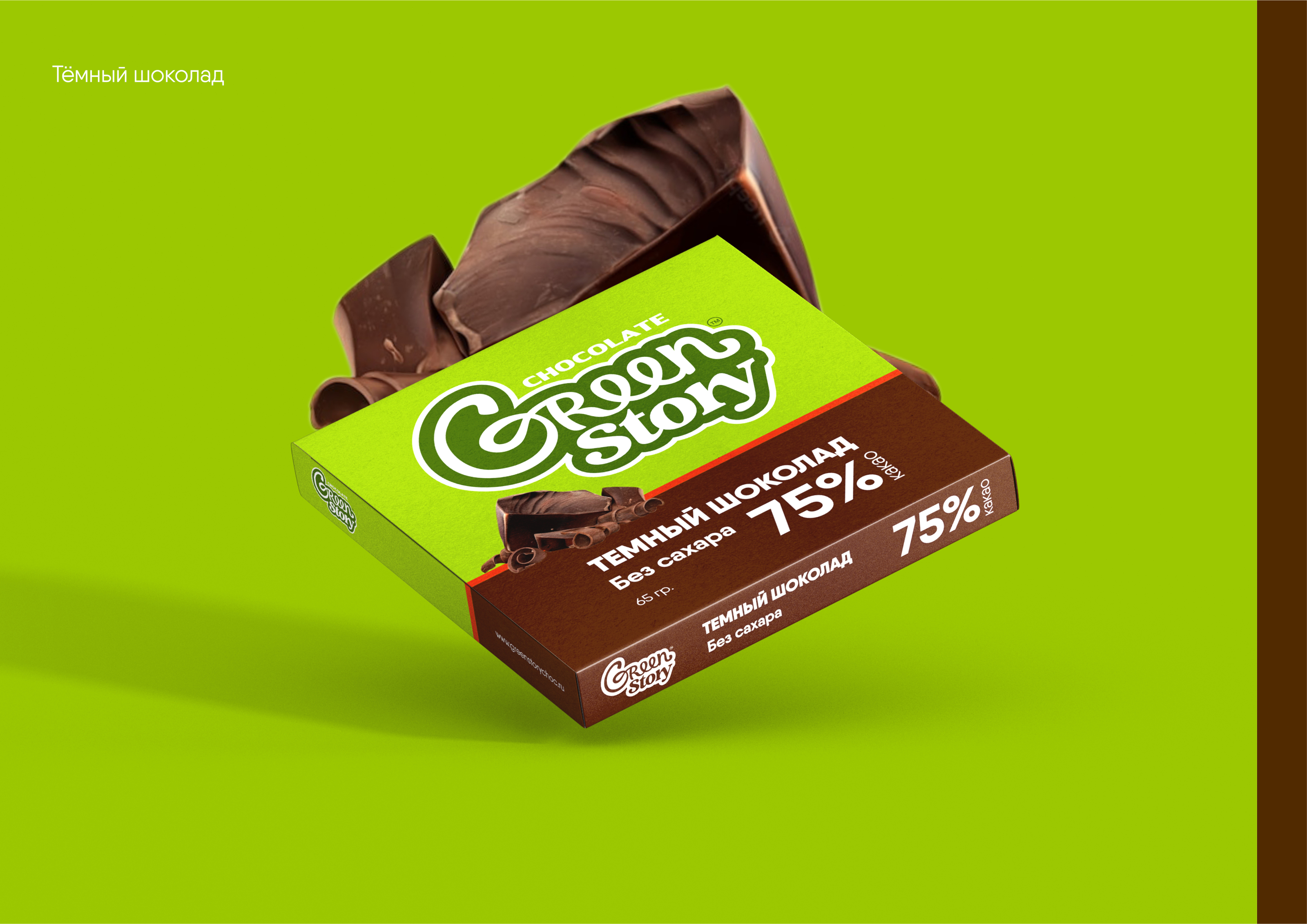 Логотип шоколада «GreenStory» — Изображение №4 — Брендинг на Dprofile