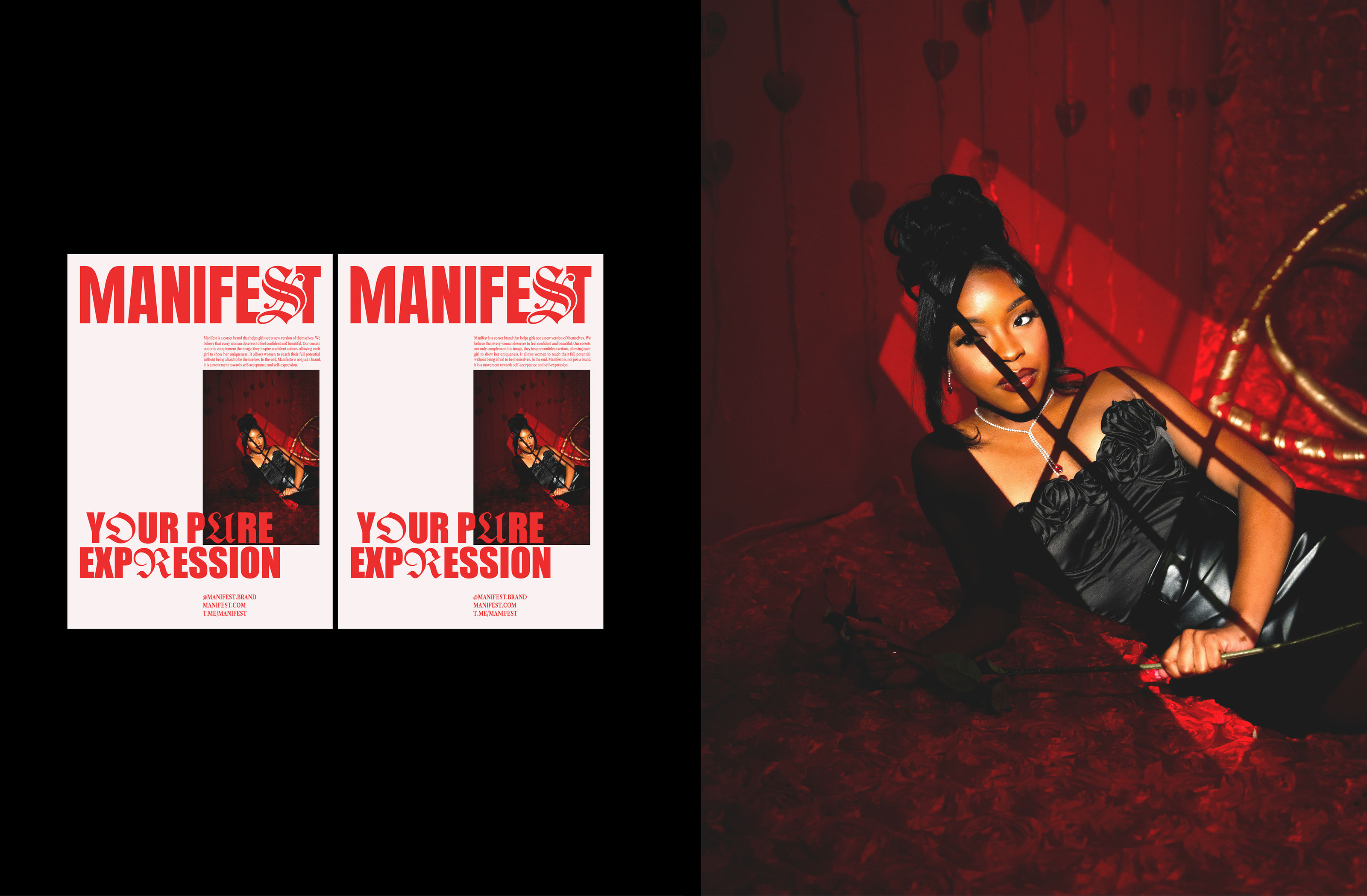 MANIFEST | Айдентика для бренда корсетов — Изображение №18 — Брендинг на Dprofile