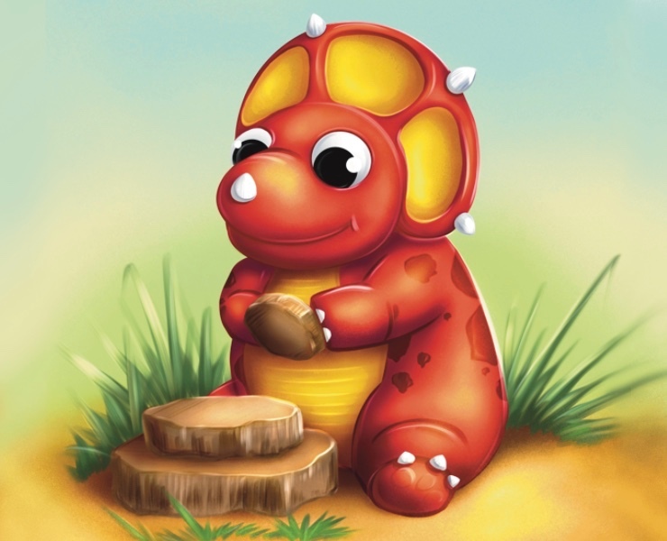 Little dinosaurs — Иллюстрация, Графика на Dprofile
